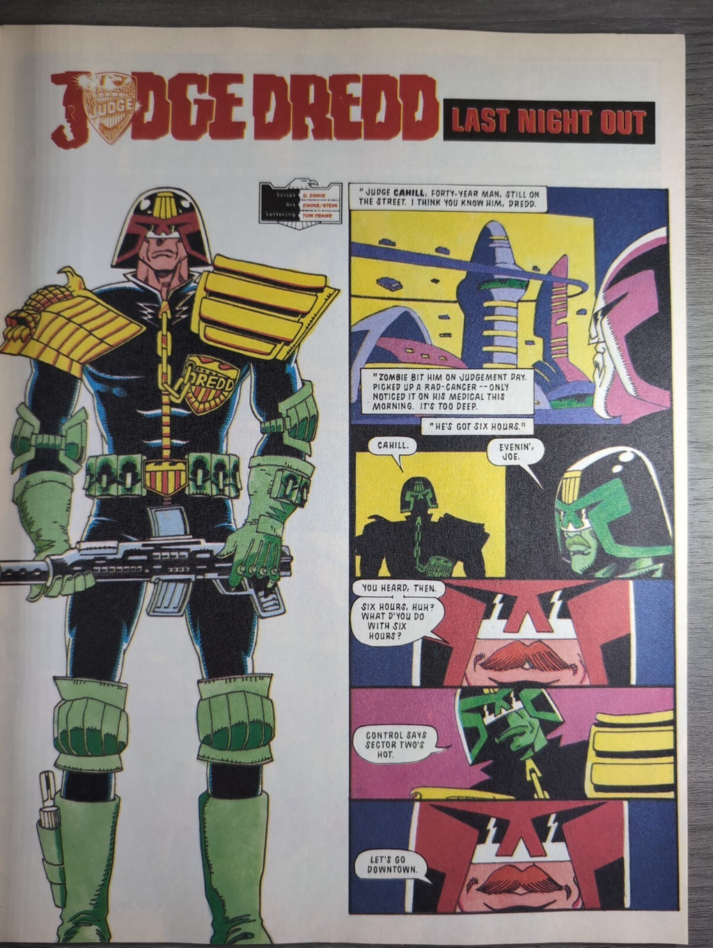 2000AD Prog 823 Featuring Judge Dredd Comic 20th Feb 1993 Vintage Retro Comic