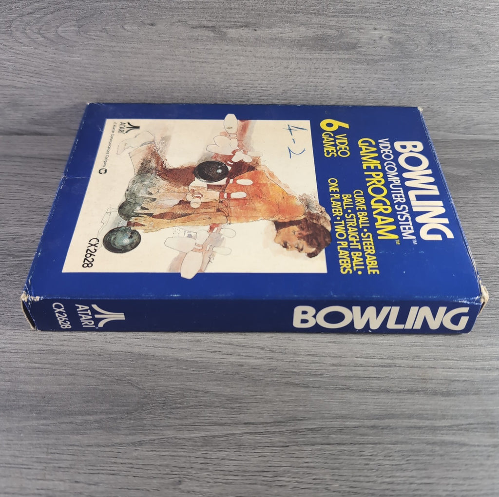 Bowling Atari 2600 Game CX2628 Cartridge & Manual Boxed CIB Tested & Working