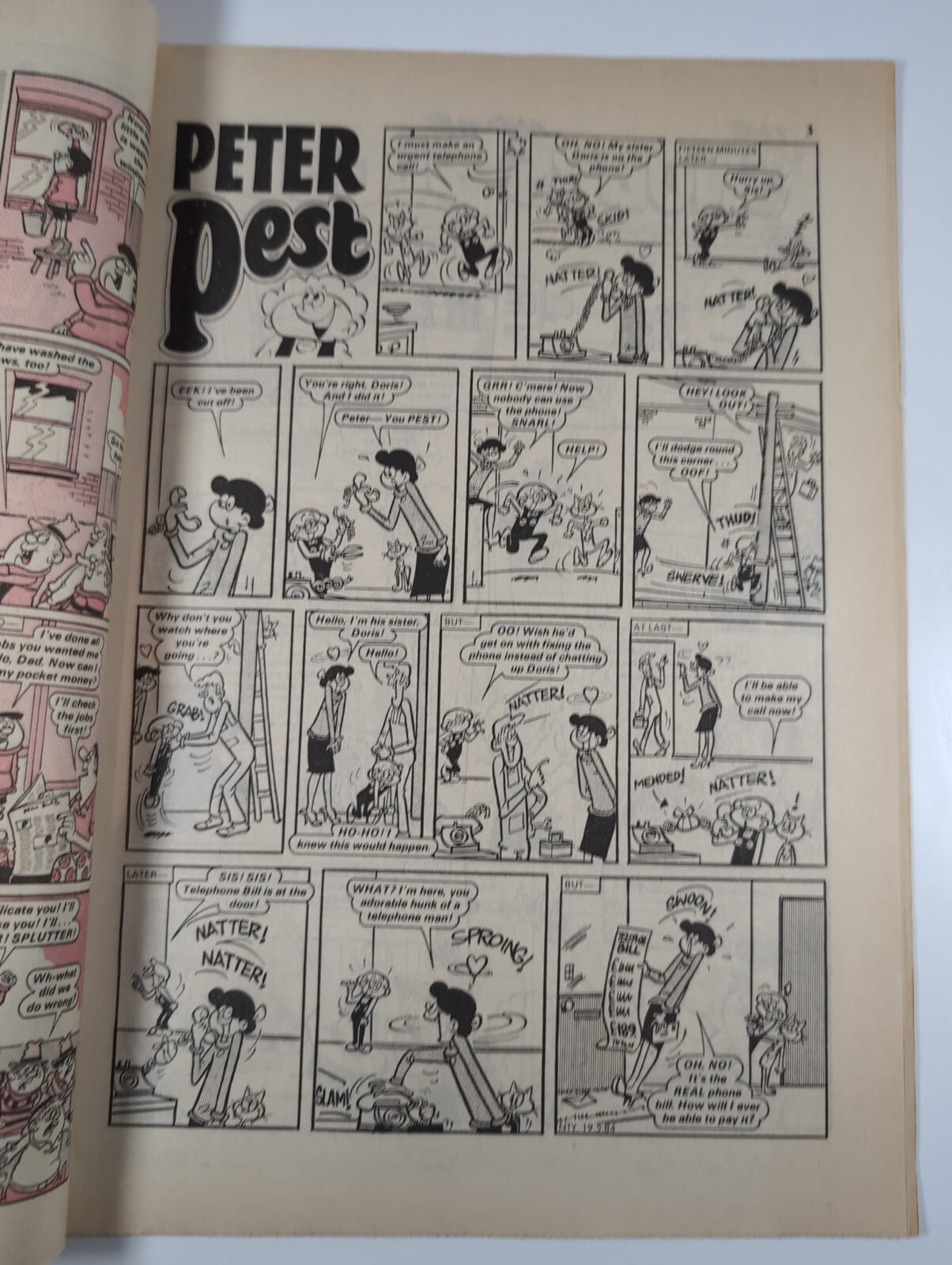 Nutty Comic Featuring Bananaman Issue No. 223 May 19th 1984 Vintage Retro Comic