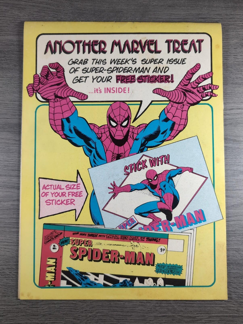 Super Spider-Man With The Super Heroes No. 161 Marvel Comics 13th March 1976