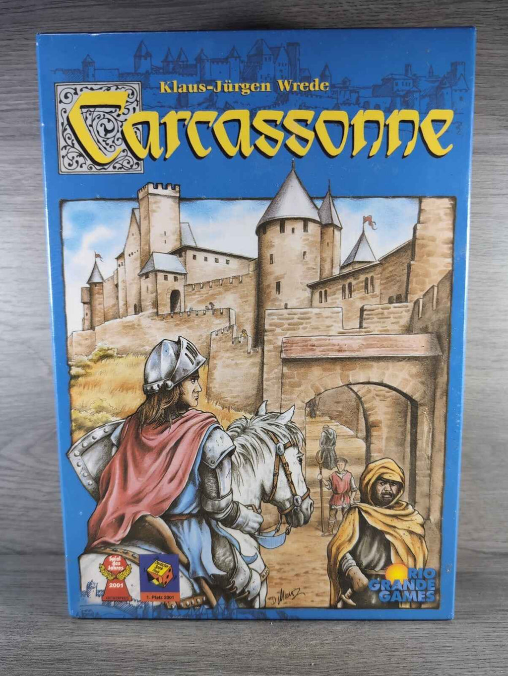 Carrassonne Medieval Board Game Rio Grande Games 2000 New & Sealed