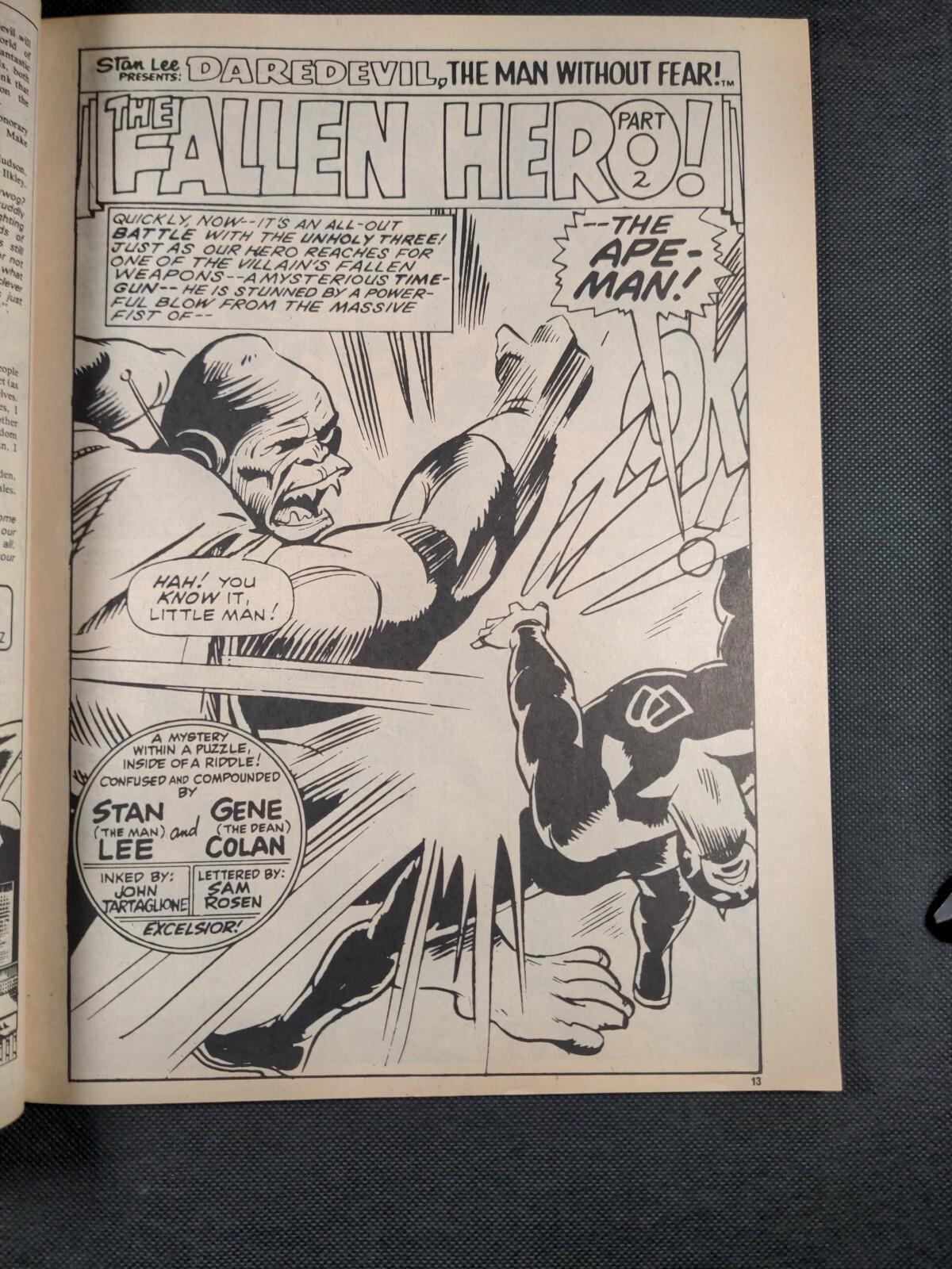 Mighty World of Marvel Issue No 142 June 1975 Marvel UK Vintage Comic