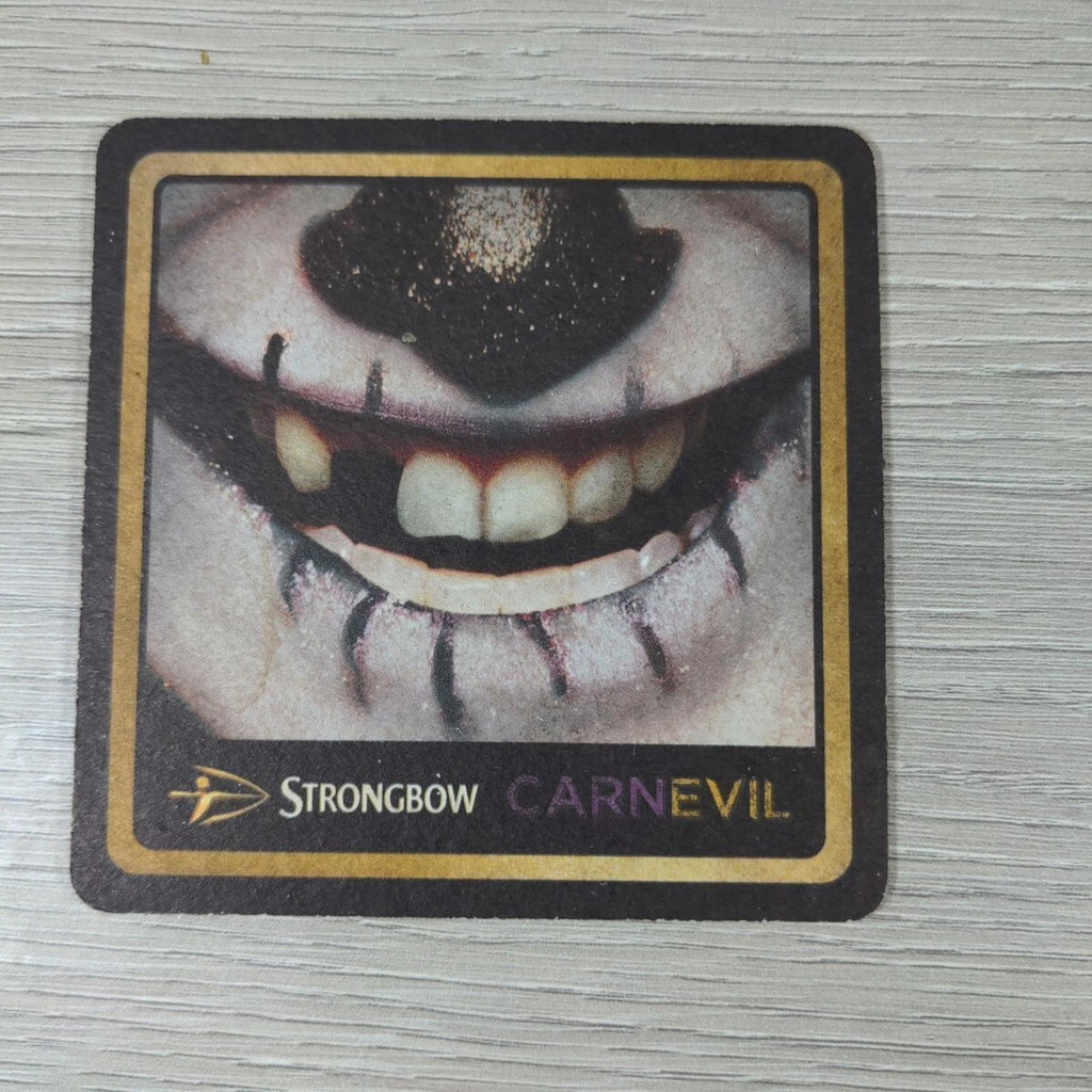 Strongbow 5 x Vintage Beer Mats Pub Bar Coaster Breweriana - Retrorama UK
