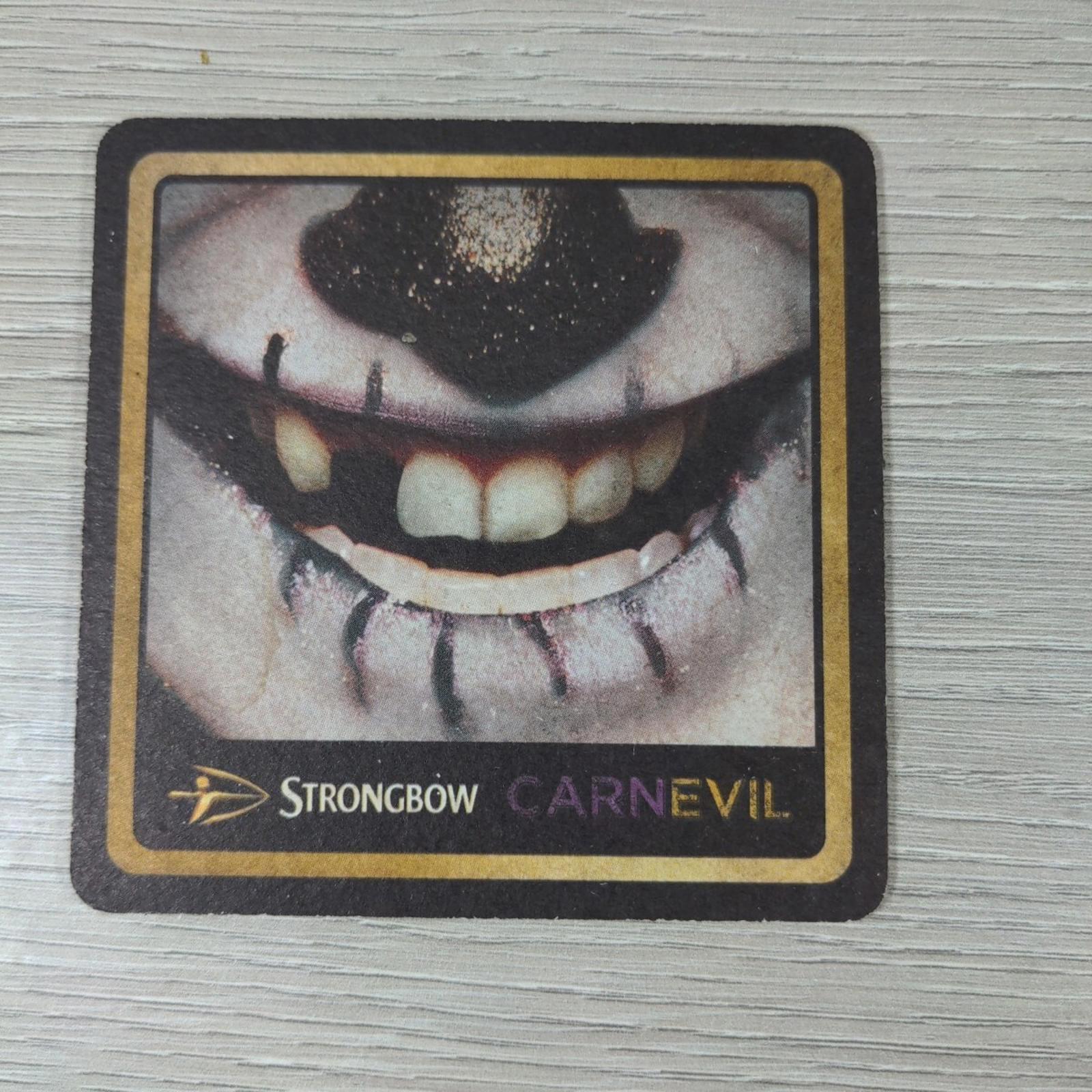 Strongbow 5 x Vintage Beer Mats Pub Bar Coaster Breweriana