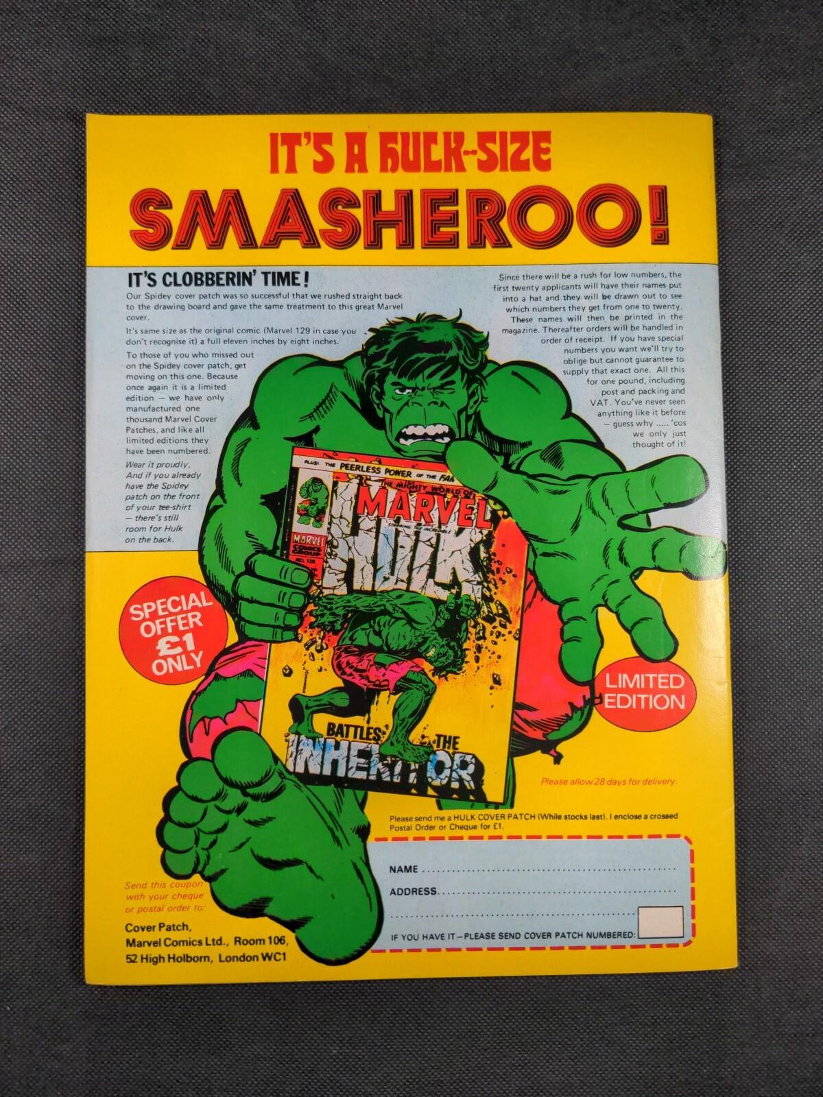 Mighty World of Marvel Issue No 150 August 1975 Marvel UK Vintage Comic