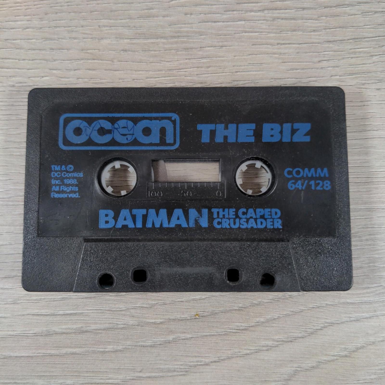 Batman The Caped Crusader Commodore 64 C64 Game Cassette Only Tested & Working