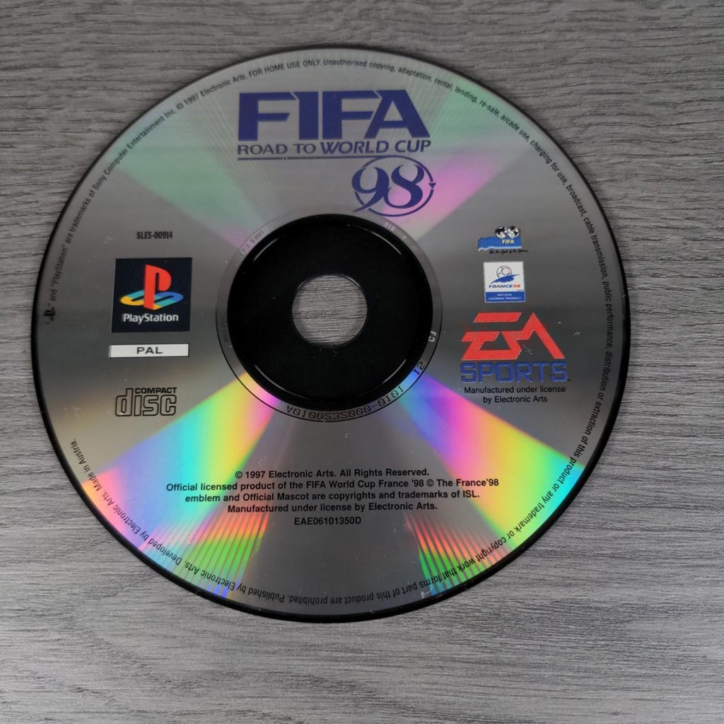 FIFA 98 Road To World Cup Game Playstation 1 PS1 EA Sports Tested & Working