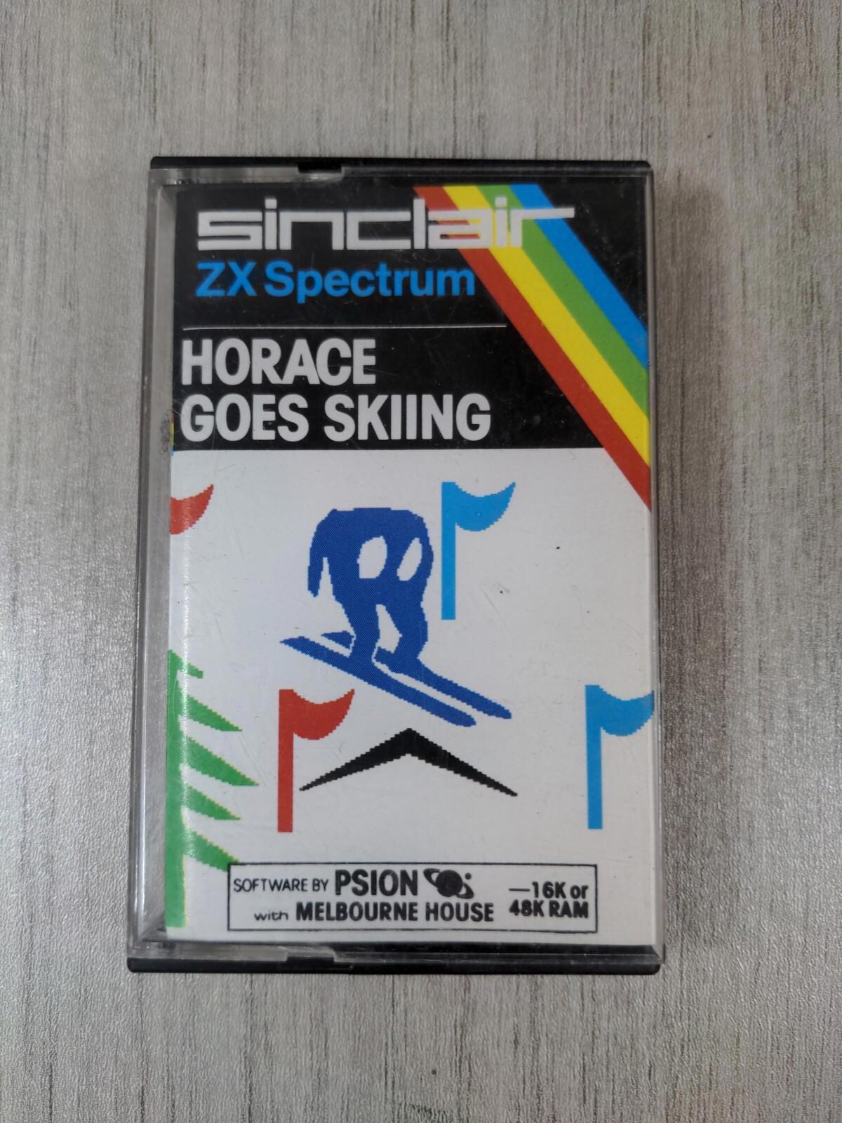 Horace Goes Skiing ZX Spectrum 16K 48K Game Cassete Tested & Working