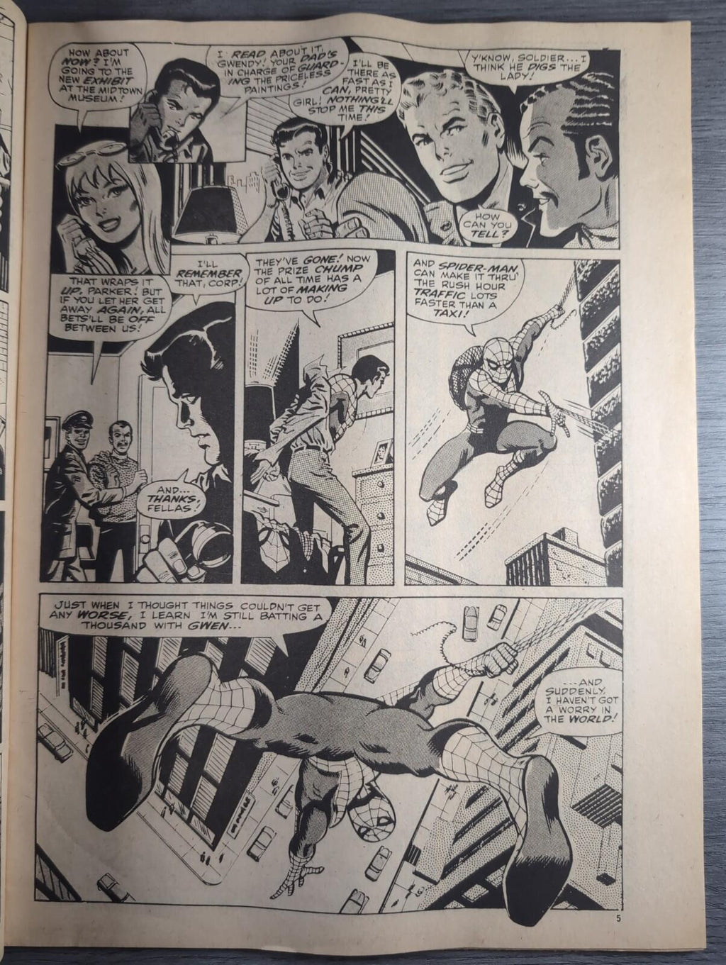Spider-Man Comics Weekly No 99 Marvel Comics UK 4th January 1975 Vintage Comic