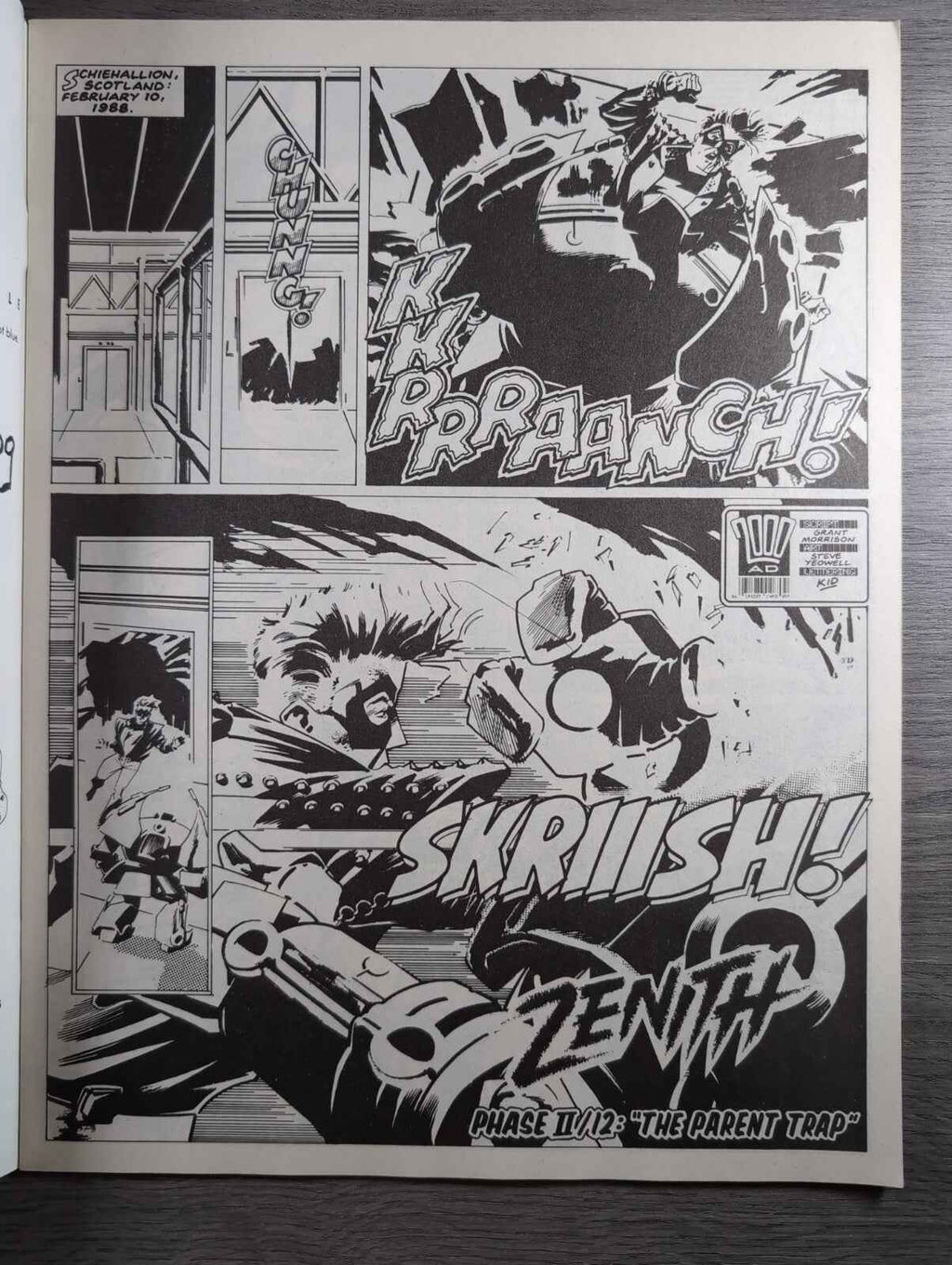 2000AD Prog 601 Featuring Judge Dread Comic 19th Nov 1988 Vintage Retro Comic