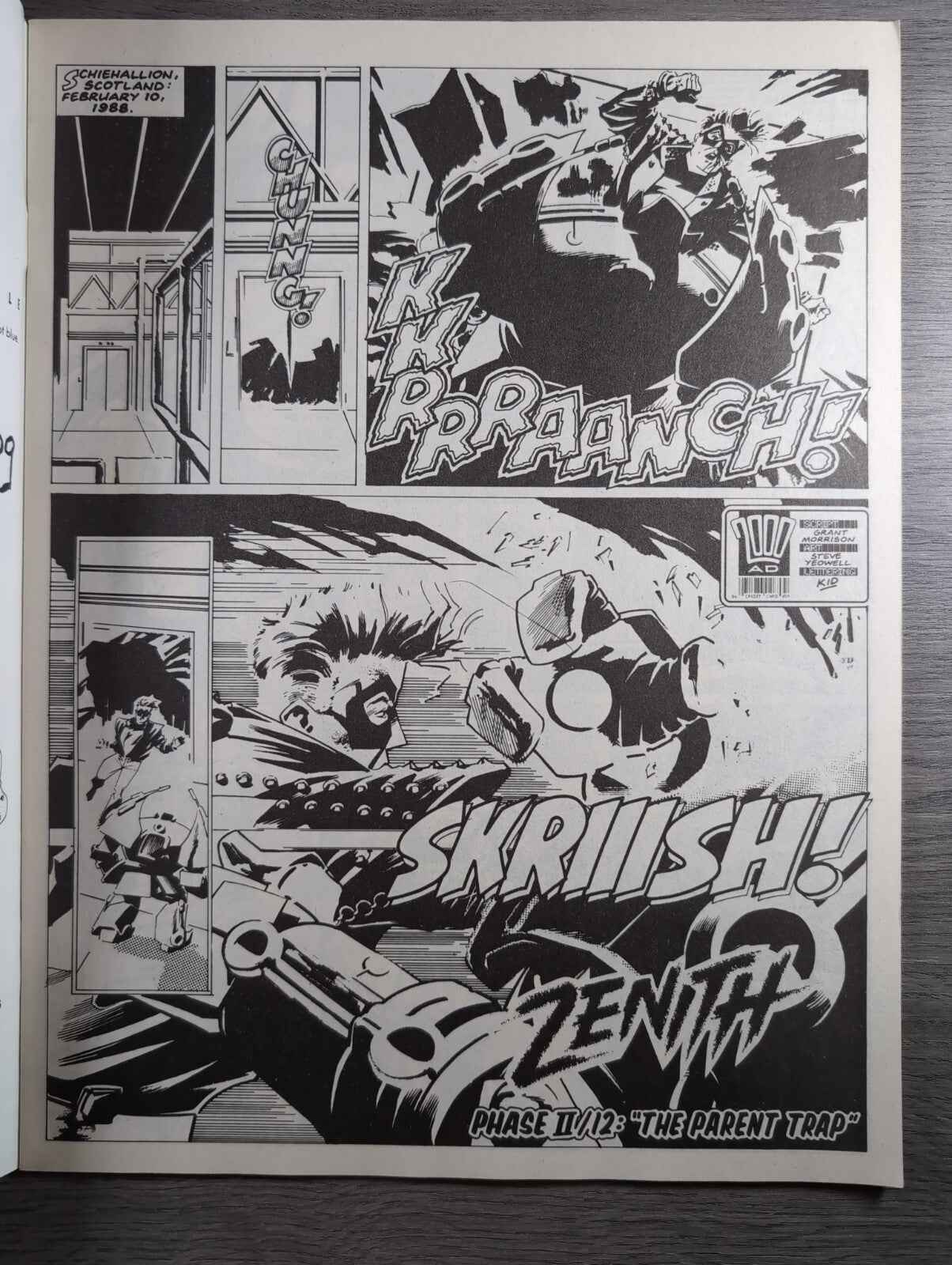 2000AD Prog 601 Featuring Judge Dread Comic 19th Nov 1988 Vintage Retro Comic