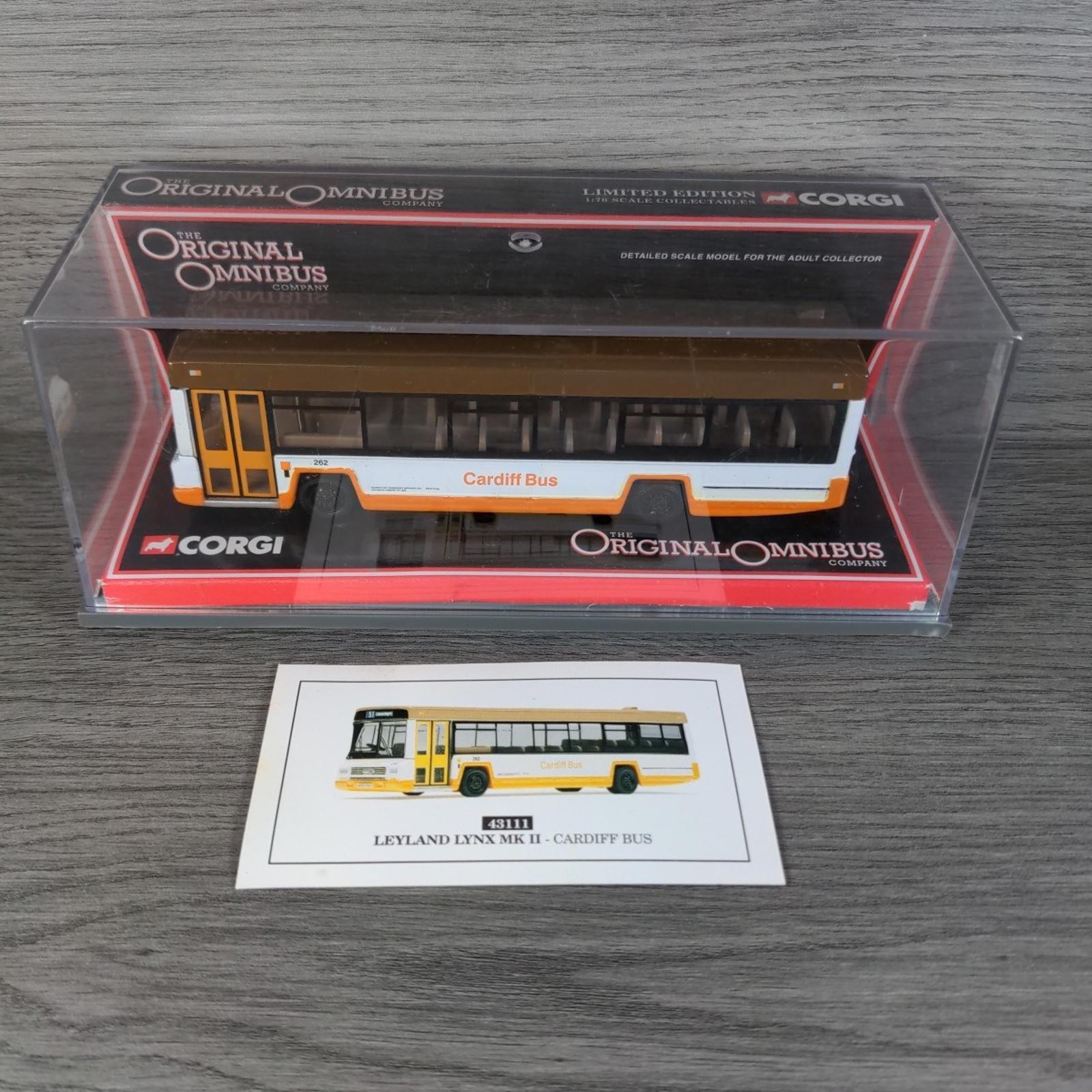 Corgi Original Omnibus 43111 Leyland Lynx Mk II Cardiff Bus 1:76 Diecast Model