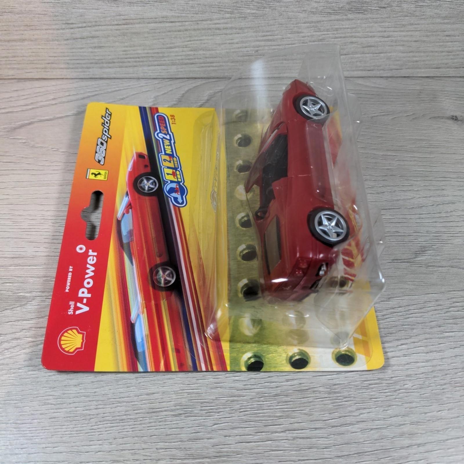 Shell V-Power Promotion Ferrari 360 Spider 1:38 Model Car Hot Wheels 2006