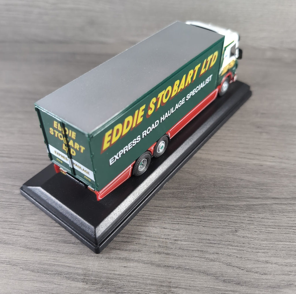 Atlas Editions Eddie Stobart Scania 94D 6 Wheel Box Van F018 Die-Cast 1:76 Scale