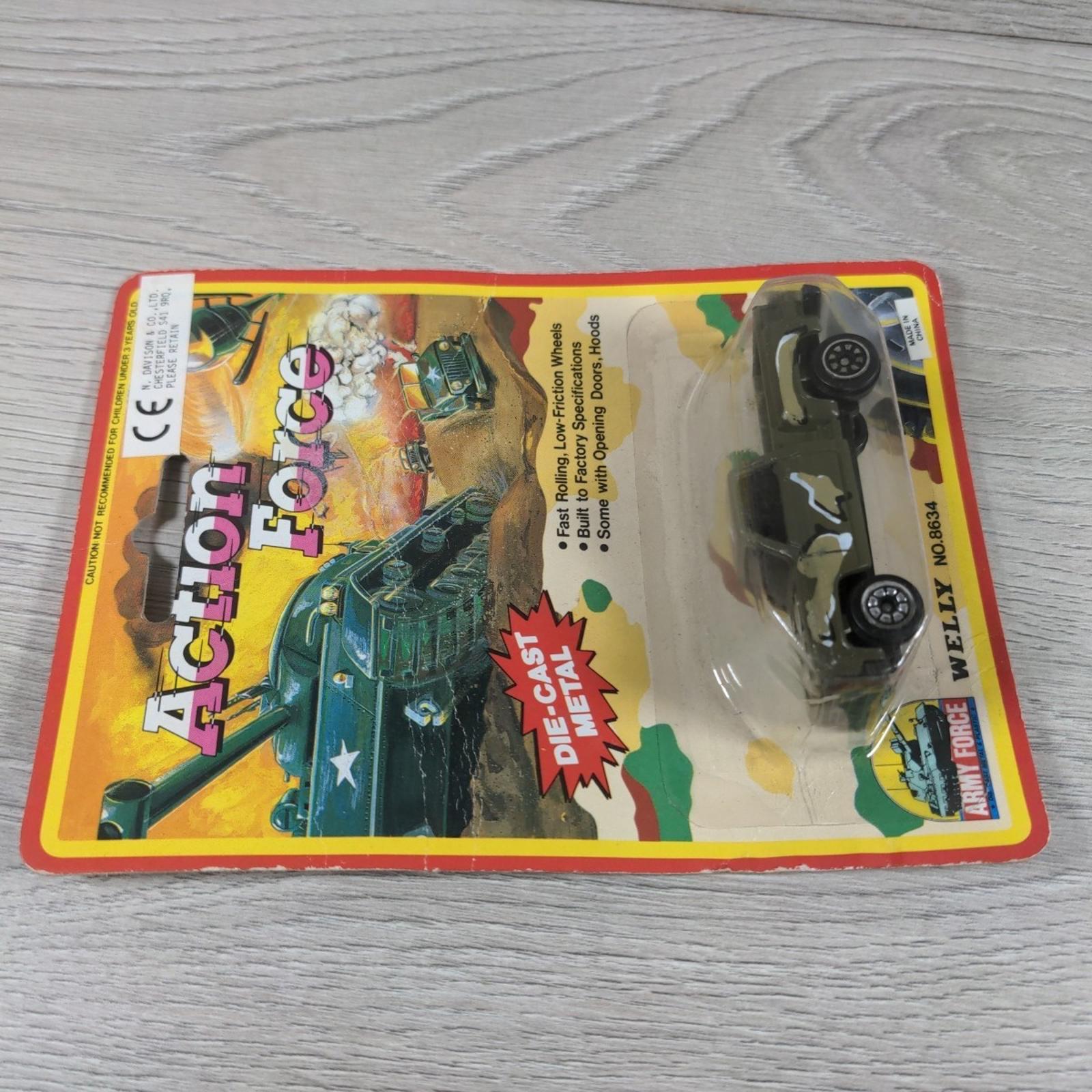 Welly Action Force Military Truck Diecast Model No 8634 1980s Army Force - Retrorama UK