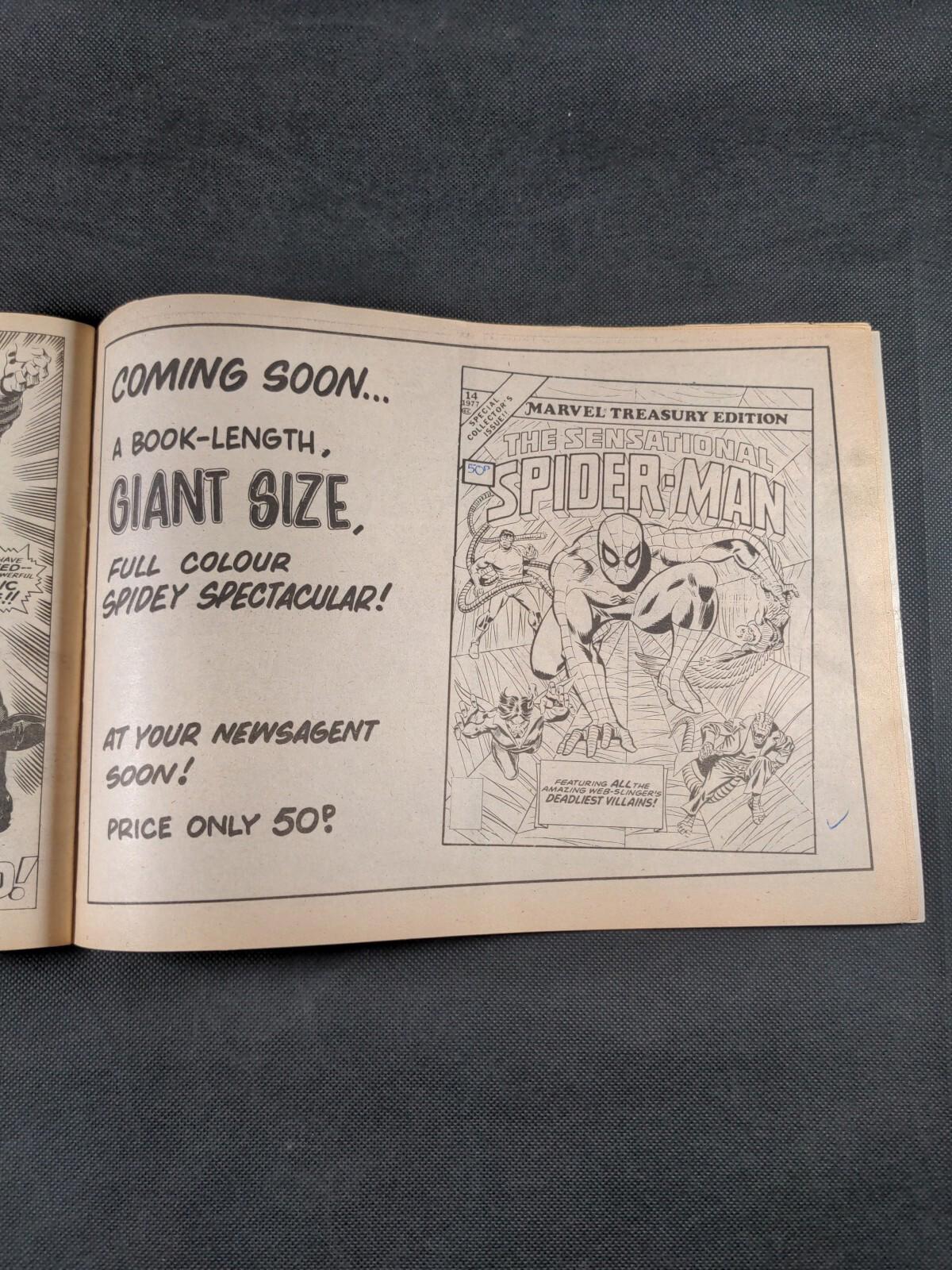 Marvel Comics  - Super Spider -Man - Issue No 209 February 1977 - Retrorama UK