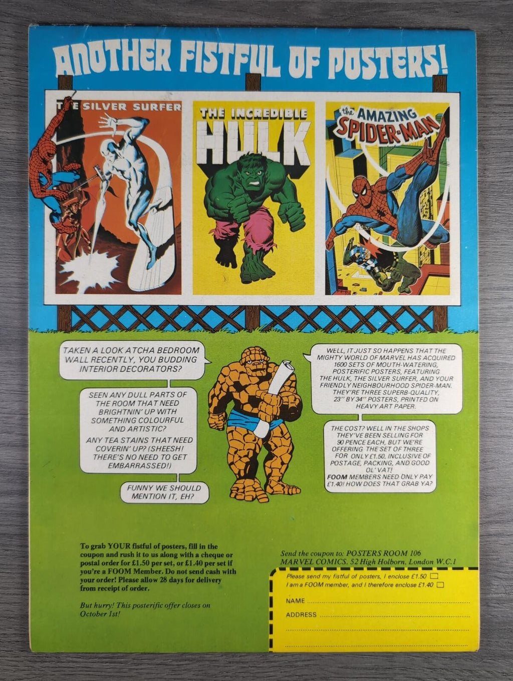 Super Spider-Man With The Super Heroes No. 187 Marvel Comics 8th September 1976