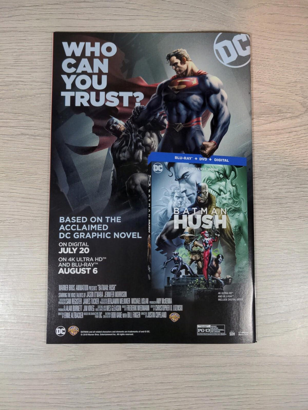 DC Universe: Event Leviathan Comic Issue No 3  Who Is Under The Red Hood? 2019
