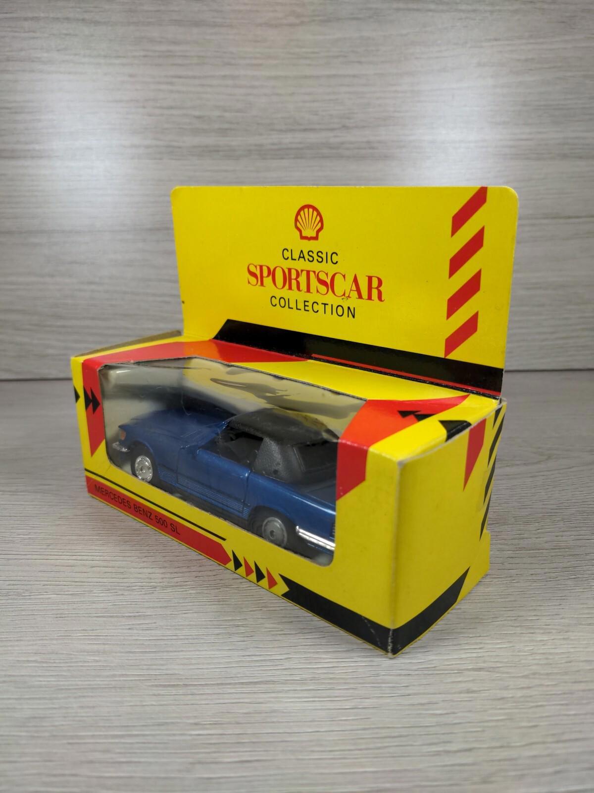 Shell Garage Classic Sports Car Collection Mercedes Benz 500 SL  Diecast Car - Retrorama UK