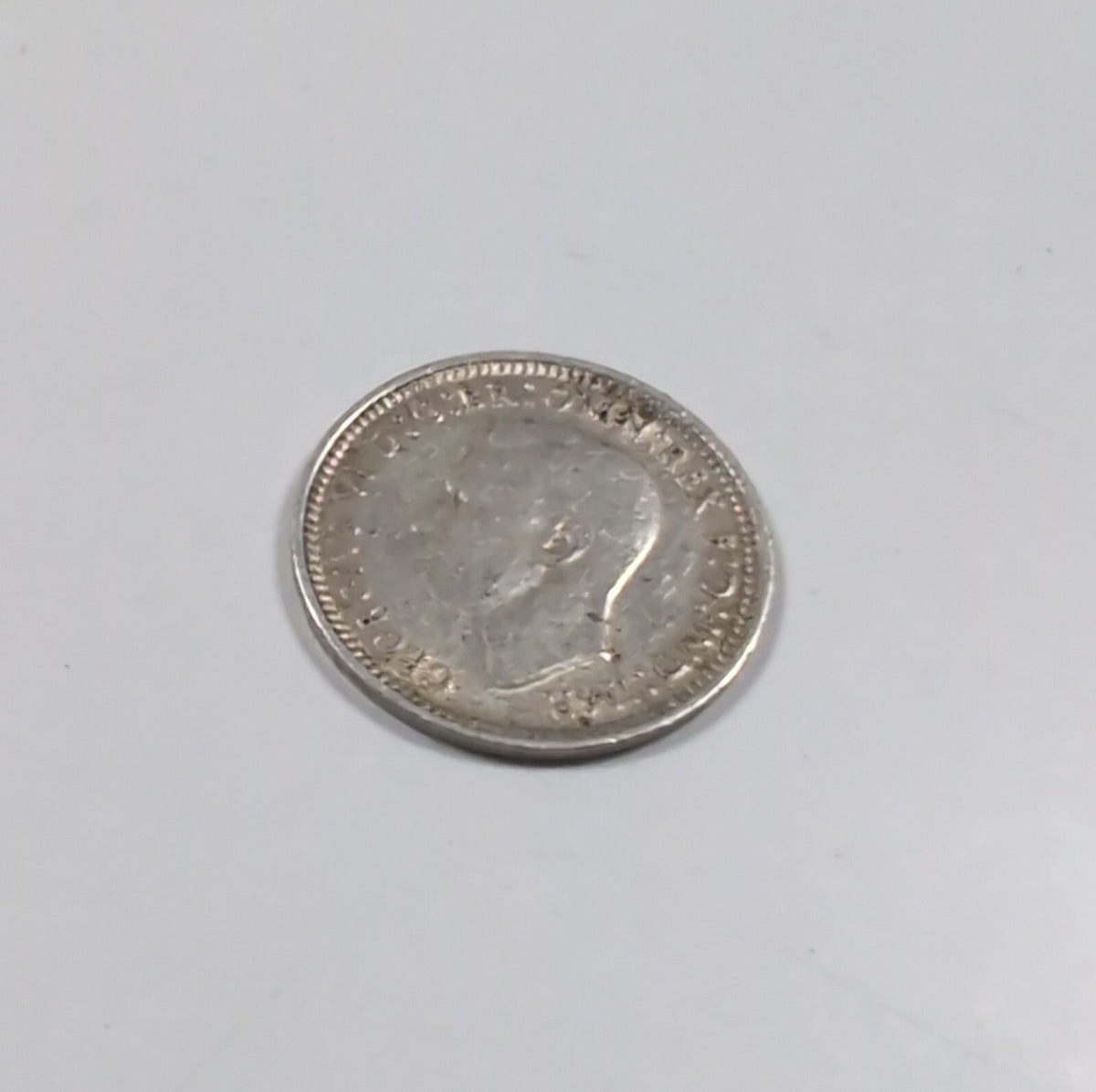 1944 George VI Sterling Silver 3D Threepence Coin Australia Vintage Coin