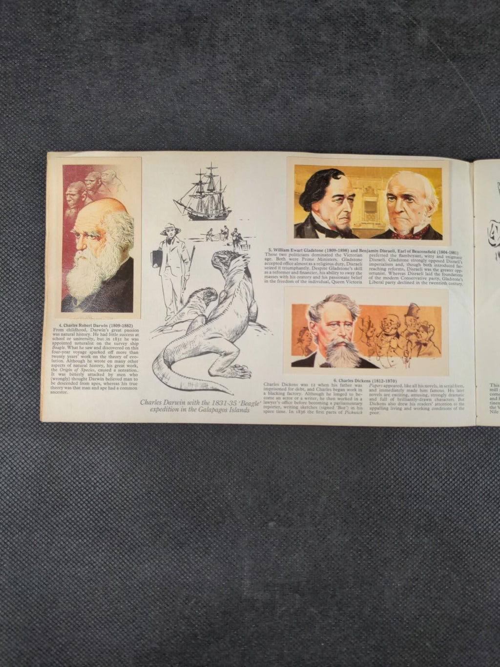 Brooke Bond Tea Famous People 1869-1969 Picture Card Album Complete Set