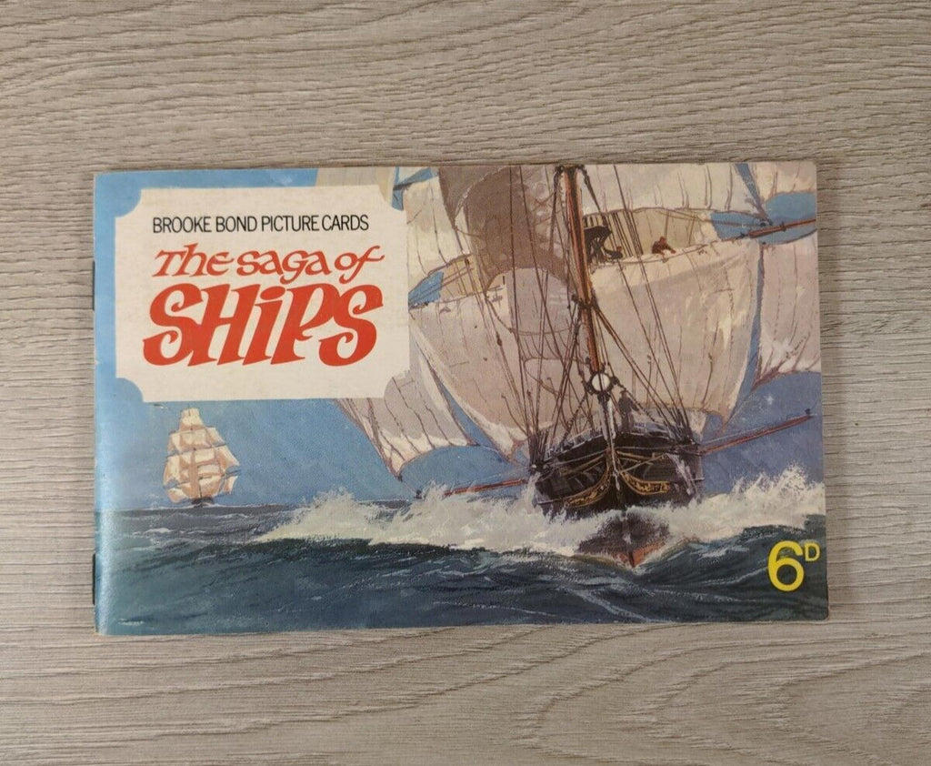 Brooke Bond Tea Cards: The Saga Of Ships Album Complete With All Cards In Set