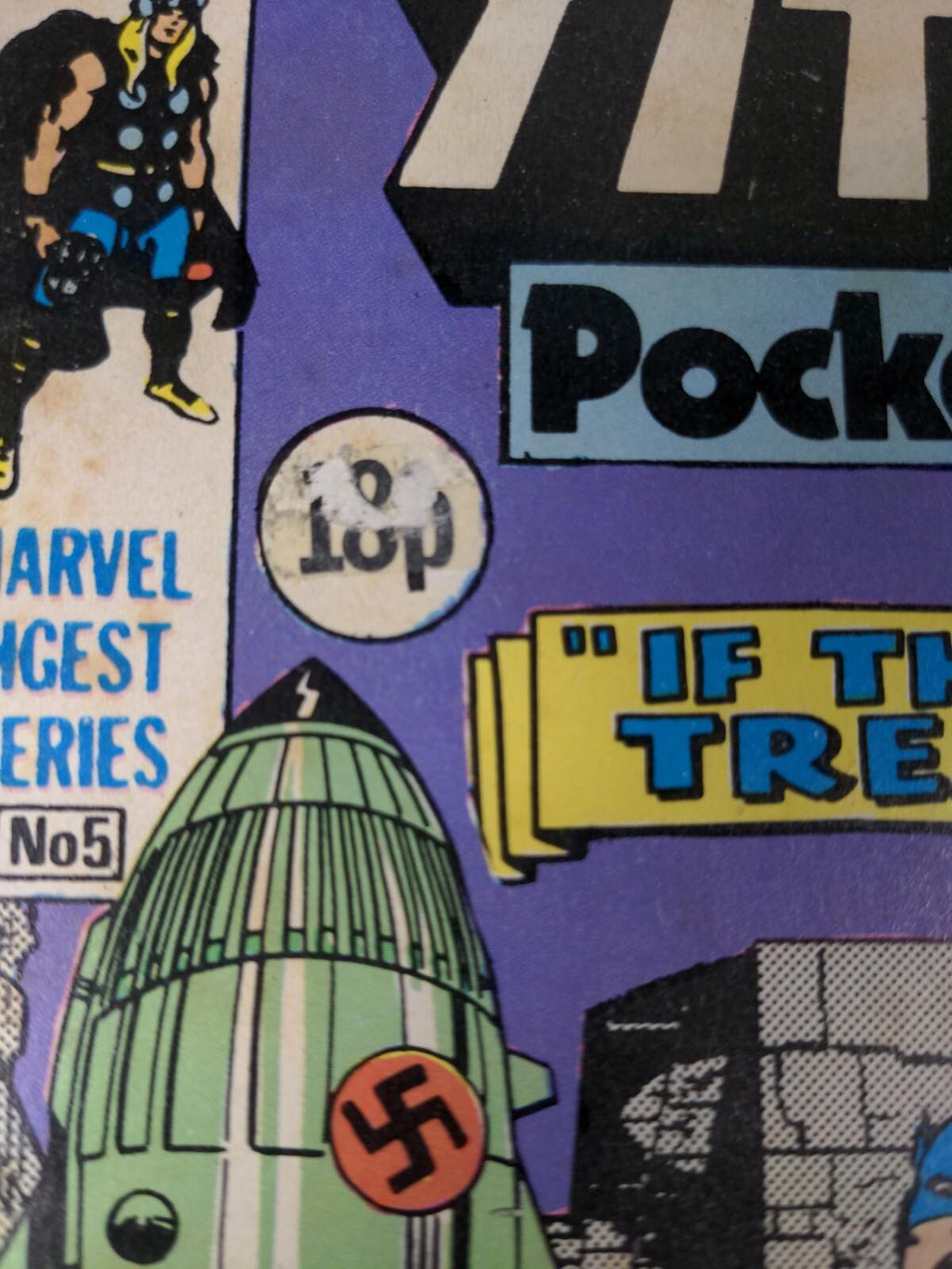 The Titans Pocket Book Issue Number 5 Marvel Digest Series 1980's Vintage Comic - Retrorama UK