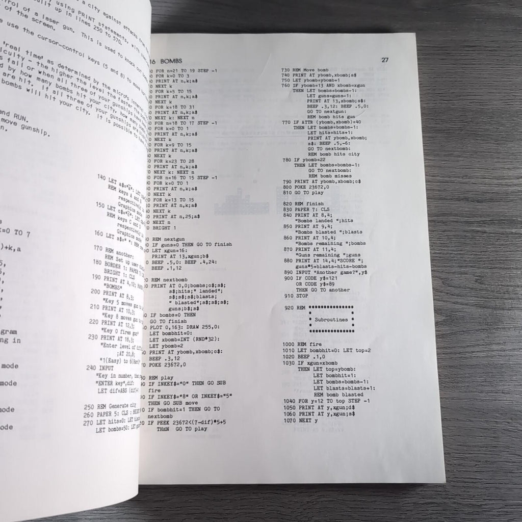 ZX Spectrum Book 100 Programs For The ZX Spectrum Computer Ian Mclean 1984