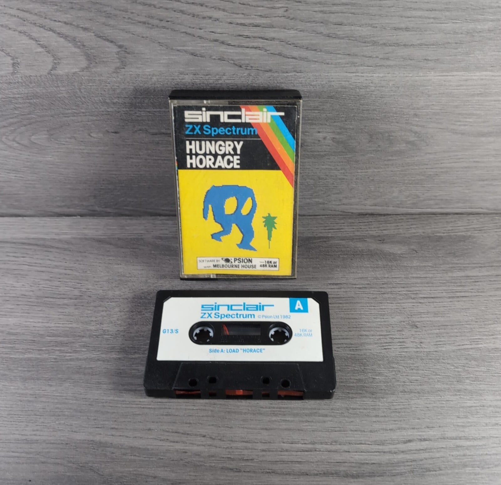 Hungry Horace ZX Spectrum 16/48K Game Cassette Tested & Working Vintage Game