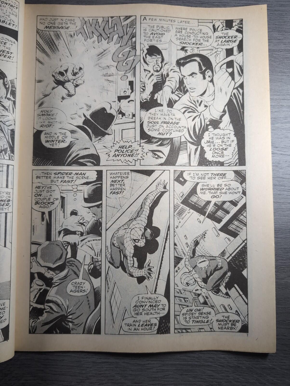 Spider-Man Comics Weekly No84 Marvel Comics UK 21st September 1974 Vintage Comic