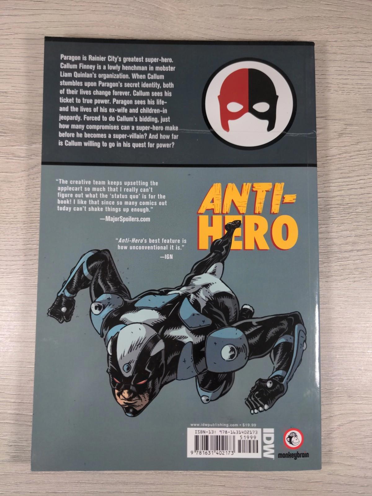 Anti-Hero by Jay Faerber Paperback 2015 Monkey Brain Graphic Novel