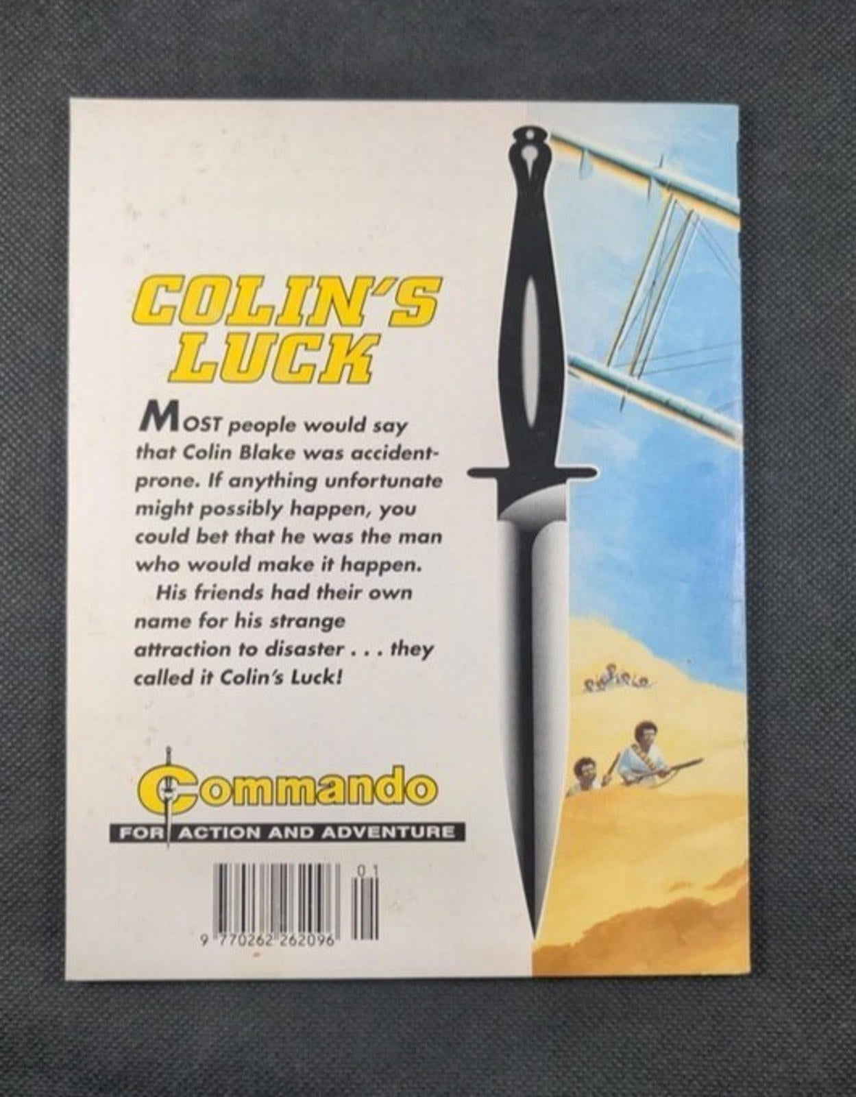 Commando Comic Issue Number 3395 Colin's Luck - Retrorama UK