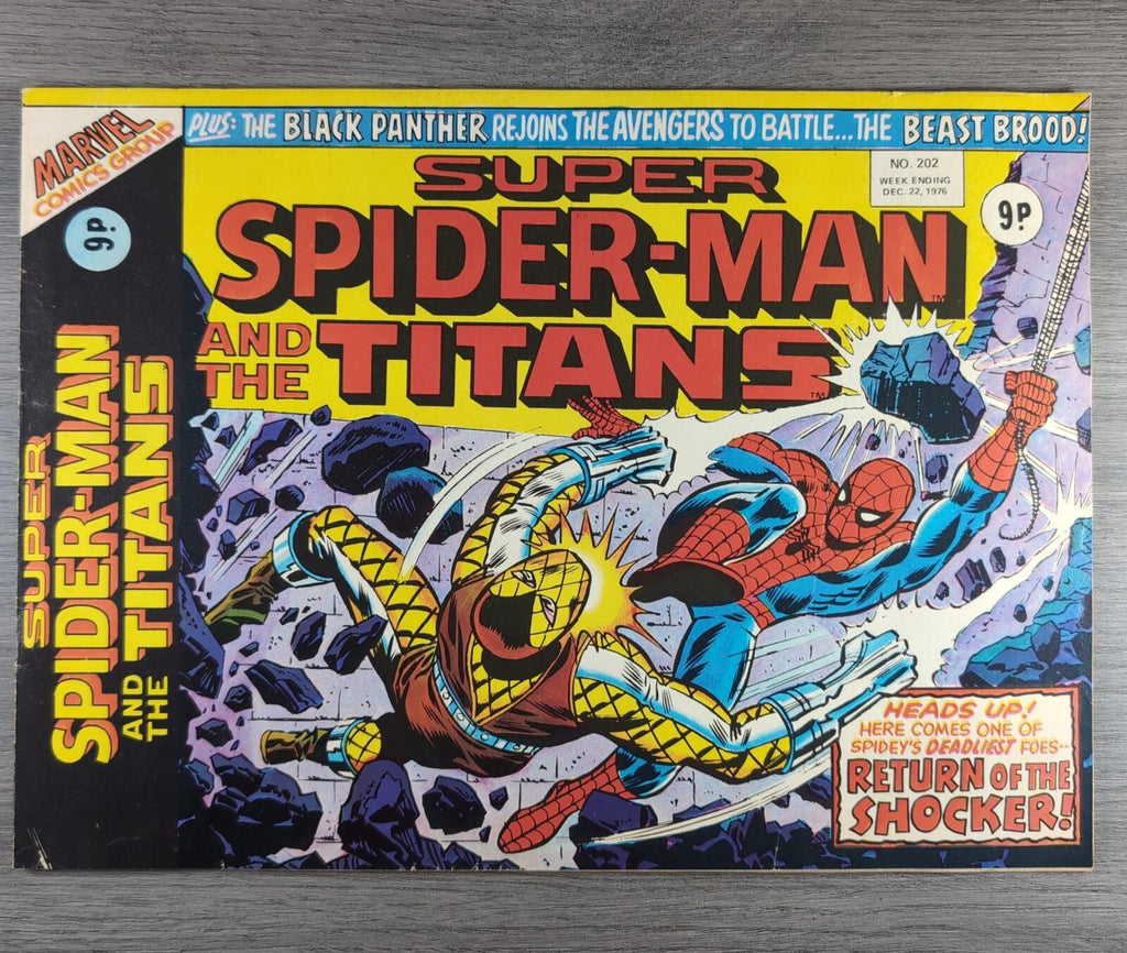 Super Spider-Man And The Titans No. 202 Marvel Comics 22nd December 1976