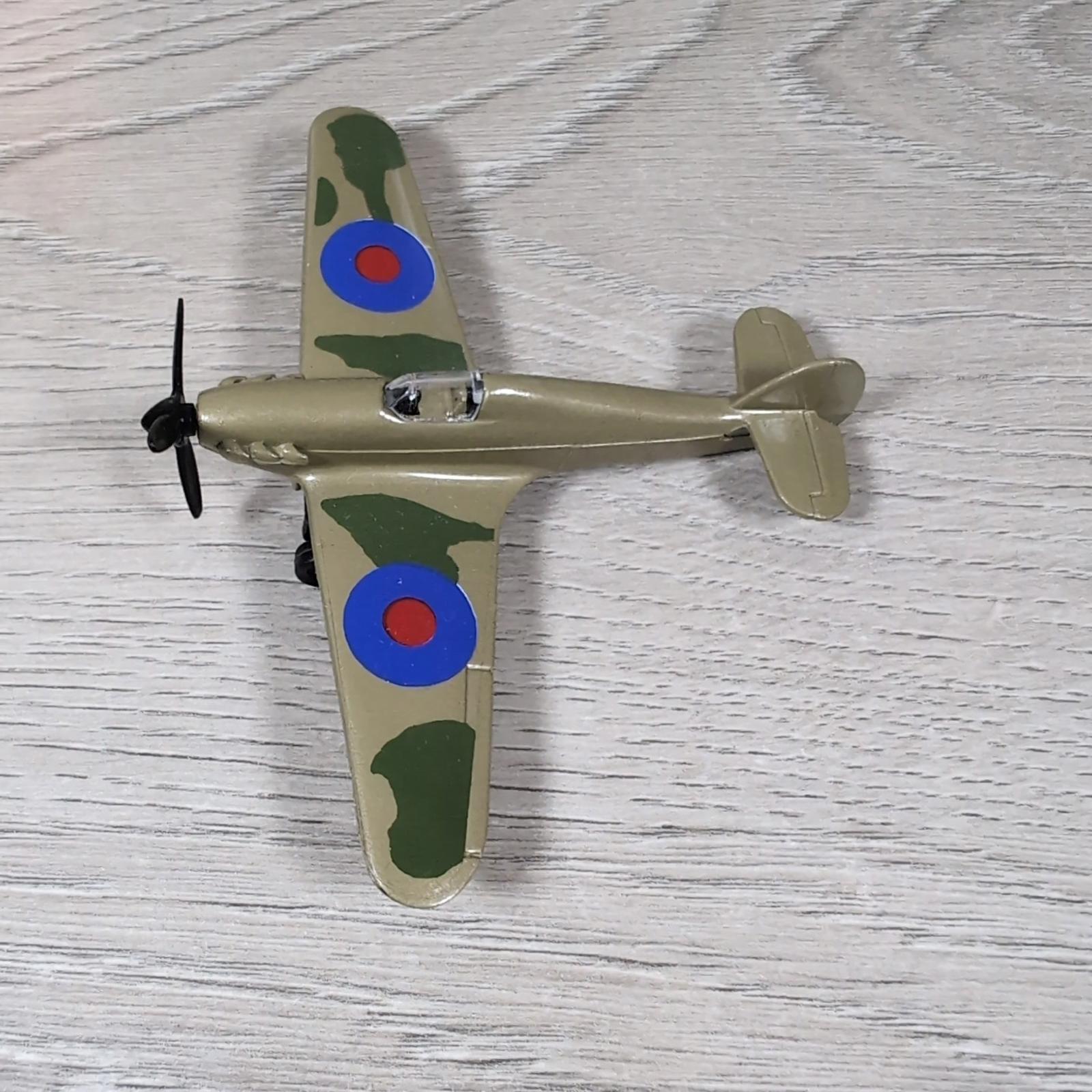 Tonka Polistil Spitfire and 2 x Hurricane Die-Cast Model Military Aircraft