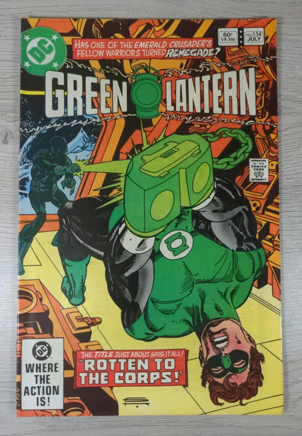 DC Comics Green Lantern #154 July 1982 Vintage Comic - Retrorama UK