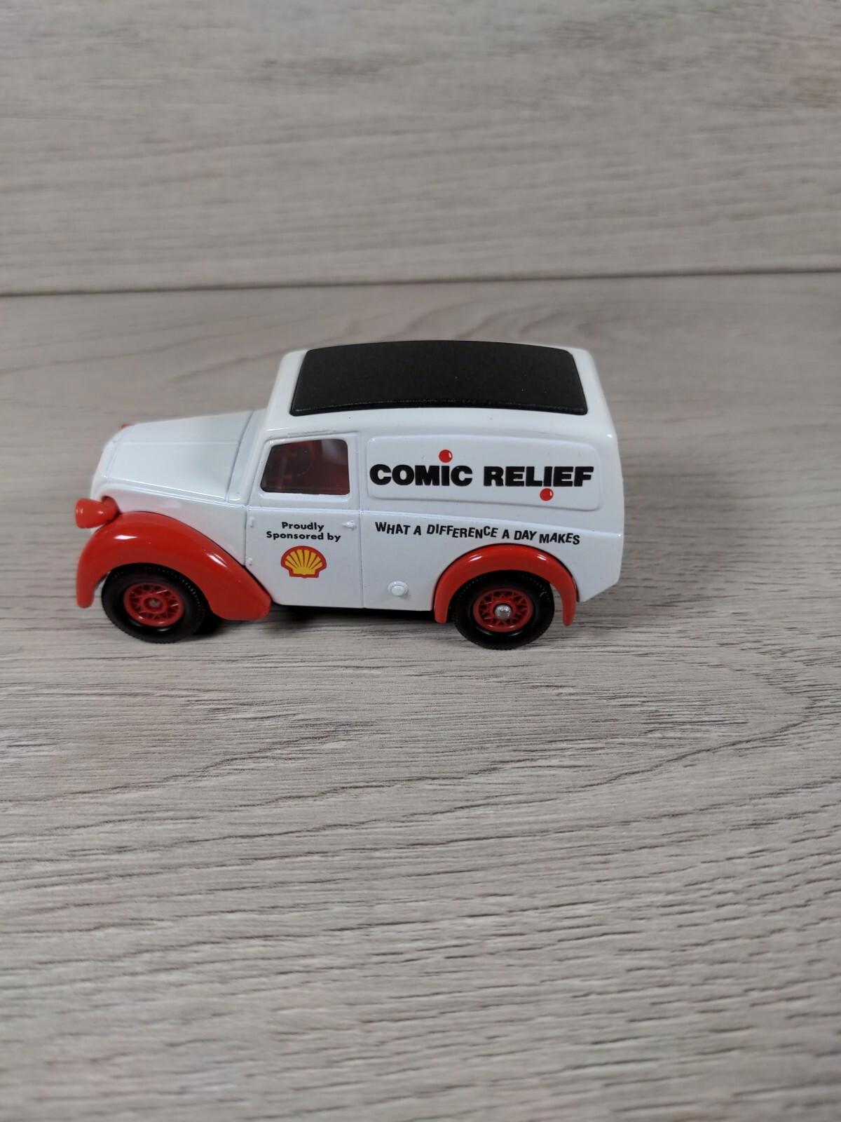 Lledo Comic Relief Van In A Can Vintage Diecast Model Morris Van