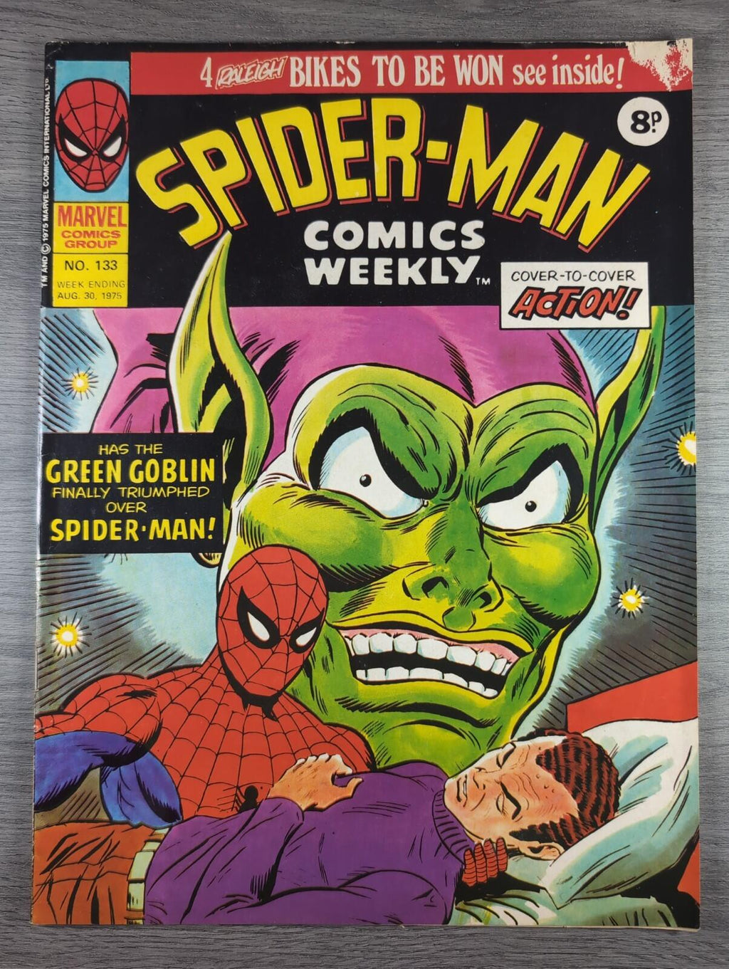 Spider-Man Comics Weekly No. 133 Marvel Comics UK 30th August 1975