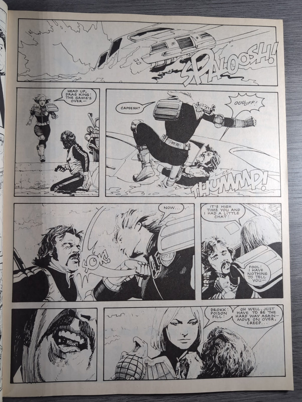 2000AD Prog 643 Featuring Judge Dread Comic 9th Sept 1989 Vintage Retro Comic - Retrorama UK
