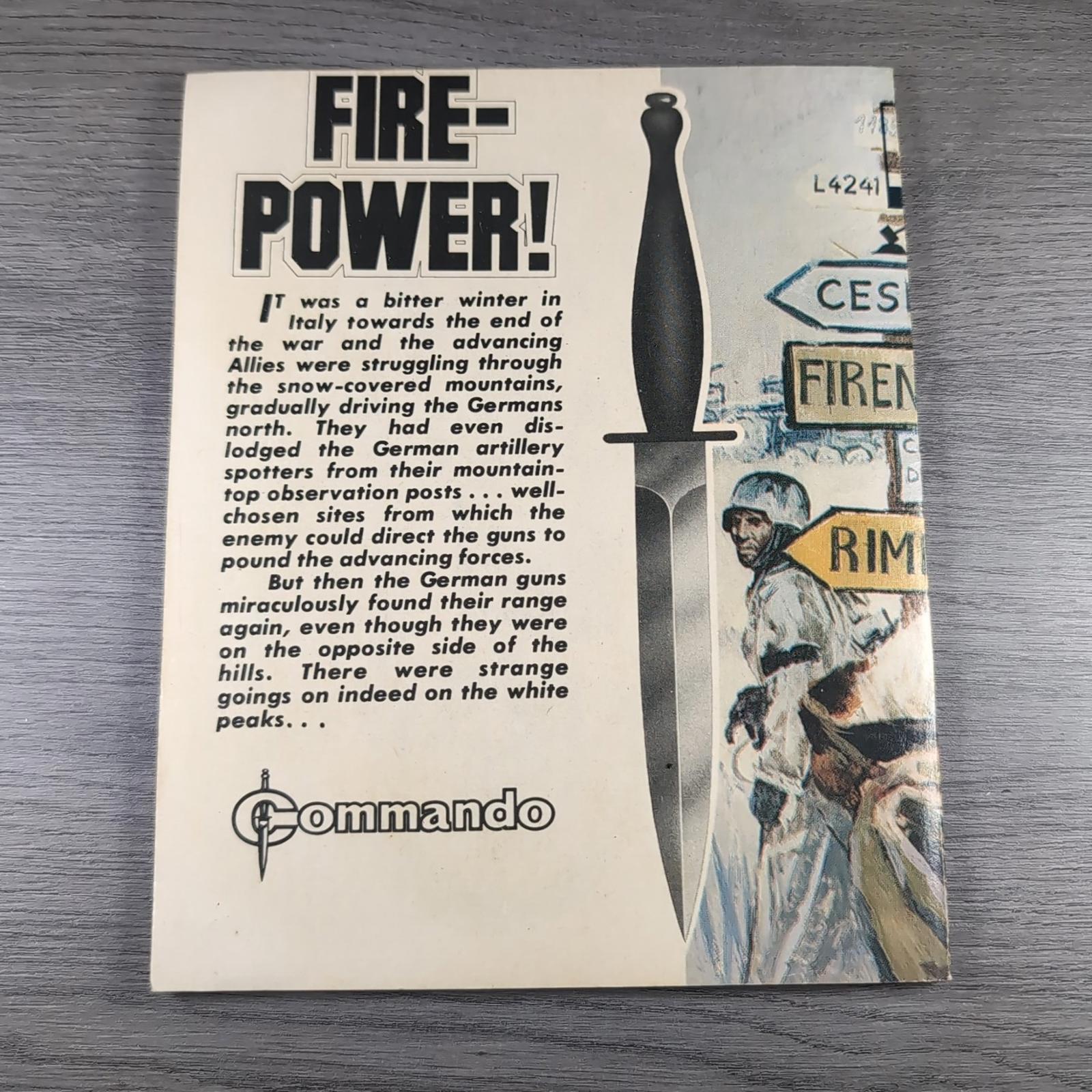 Commando Comic Issue Number 1445 Fire Power