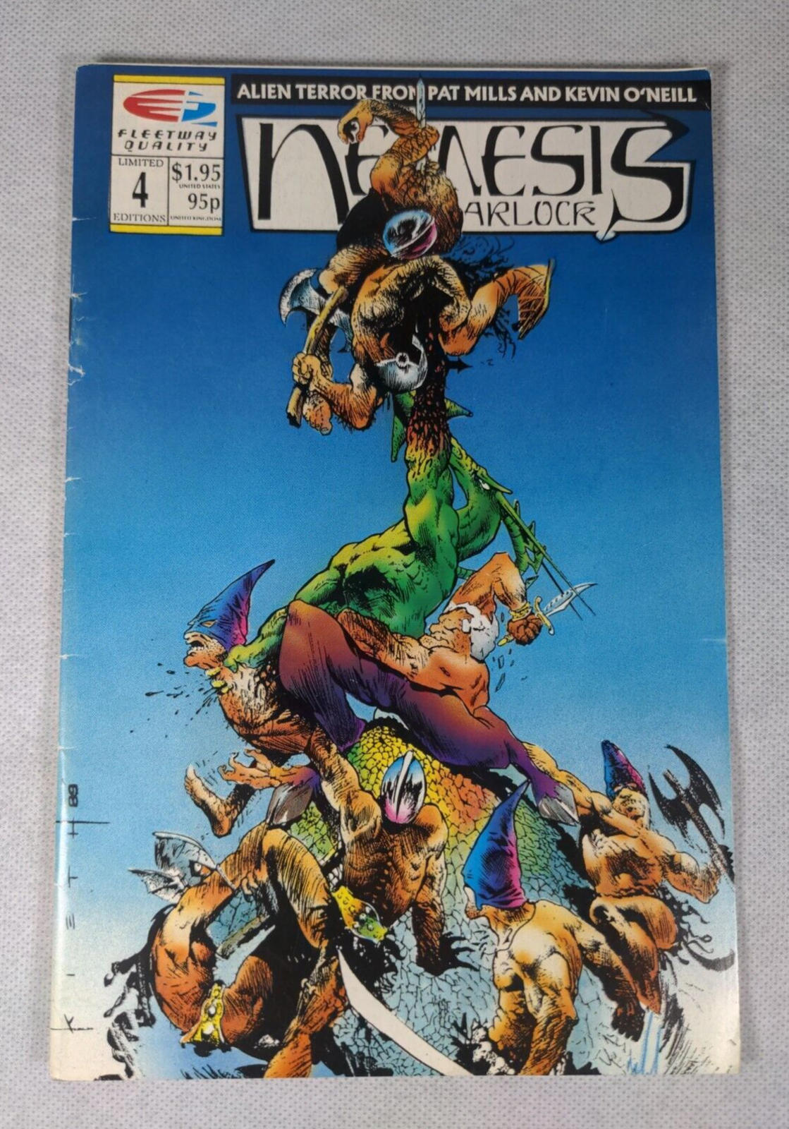 Nemesis The Warlock #4 Fleetway Quality Comics Alien Terror Mils & O'Neil - Retrorama UK