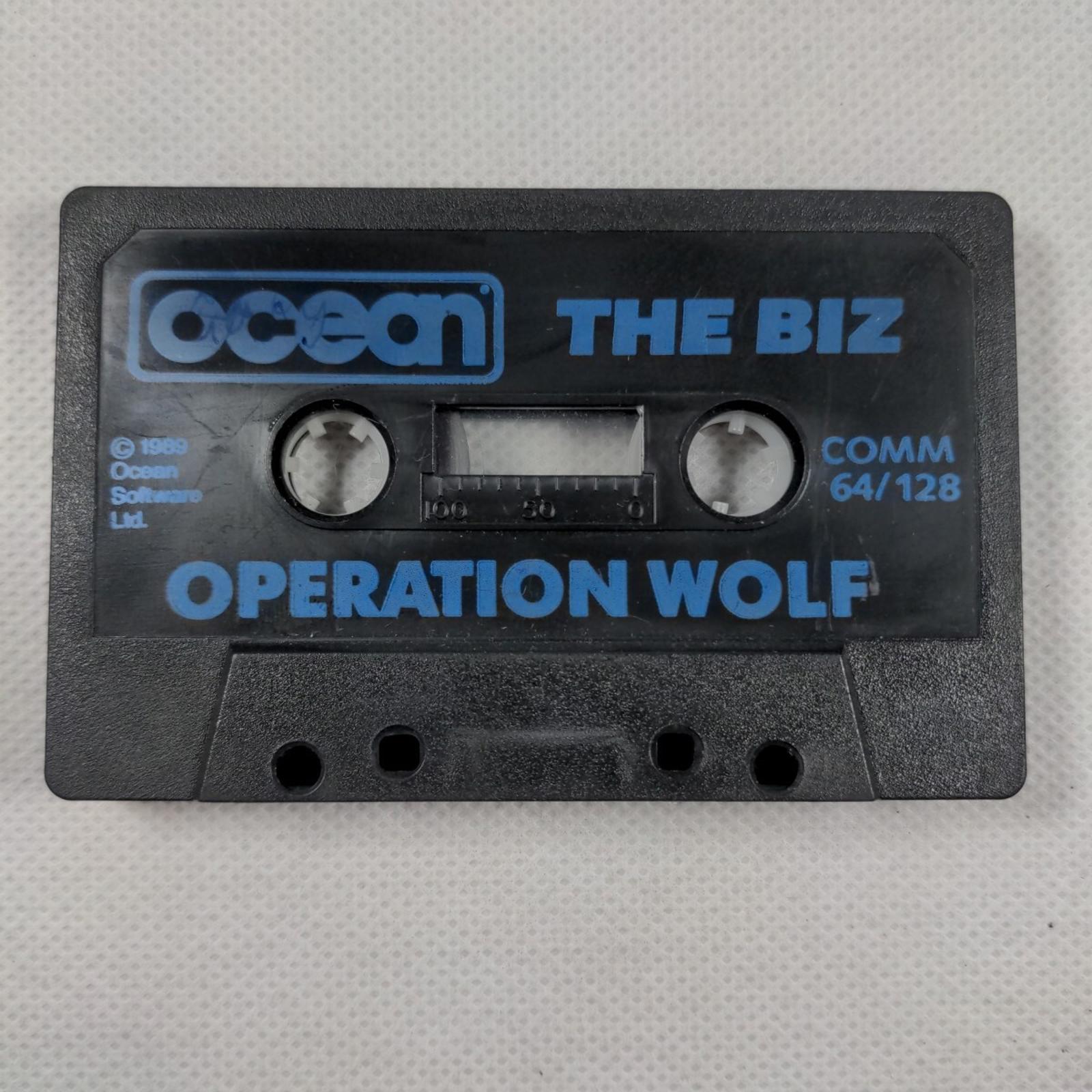 Operation Wolf Commodore 64 C64 Video Game Cassette Only Tested & Working