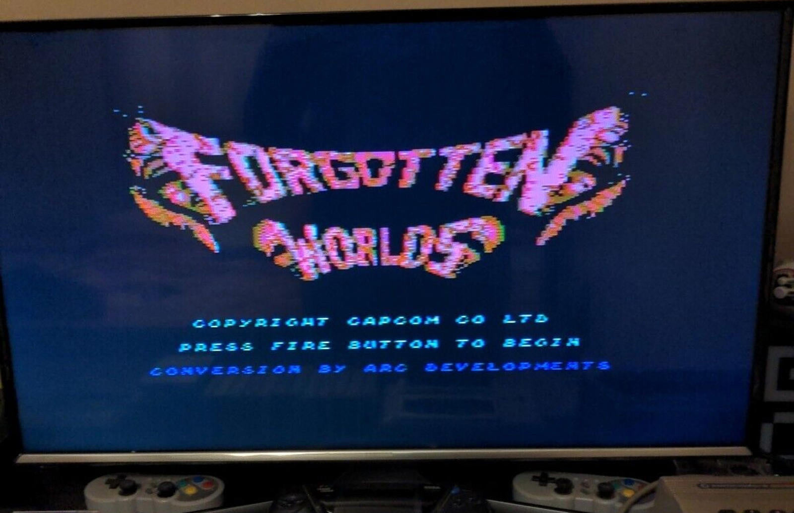 Forgotten Worlds Commodore 64 C64 Game Cassette Kixx Capcom Tested & Working