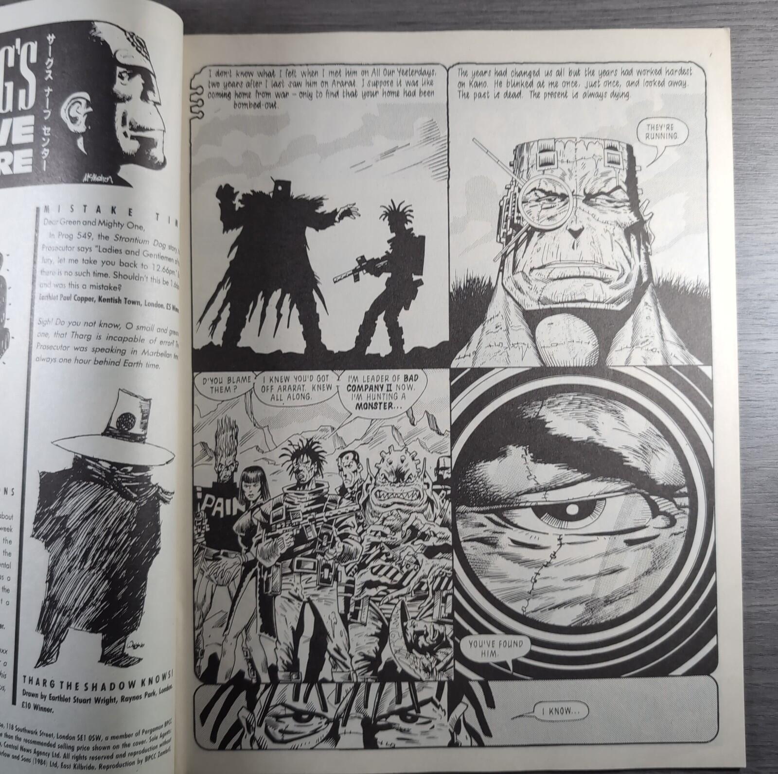 2000AD Prog 556 Featuring Judge Dredd 9th January 1988 Vintage Comic