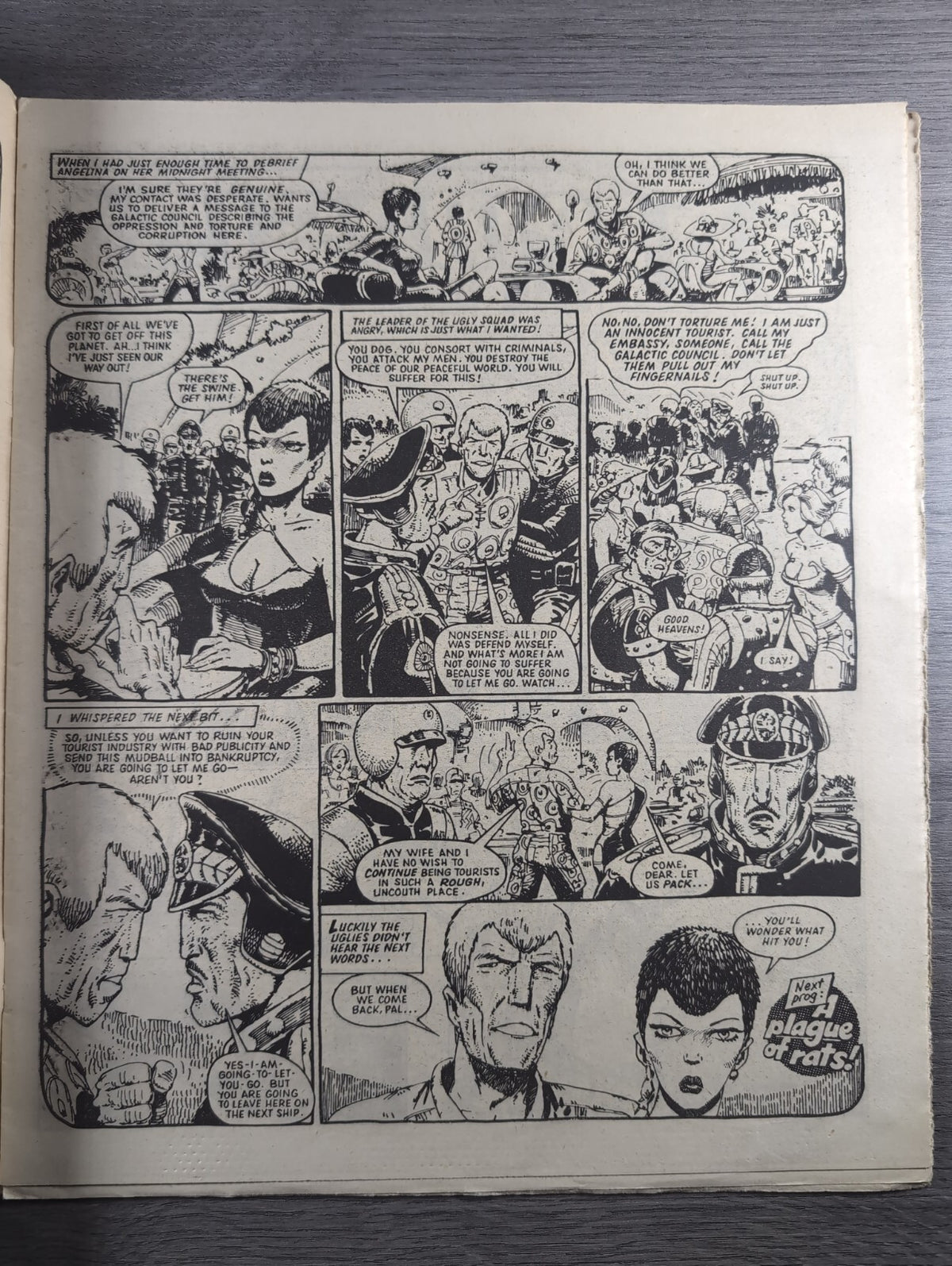 2000AD Prog 394 Featuring Judge Dredd Comic 1st Dec 1984 Vintage Retro Comic