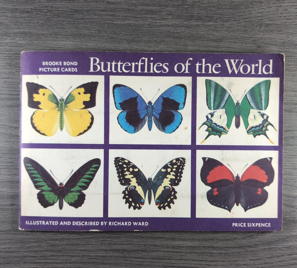 Brooke Bond Tea Picture Cards Album Butterflies Of The World Complete Set