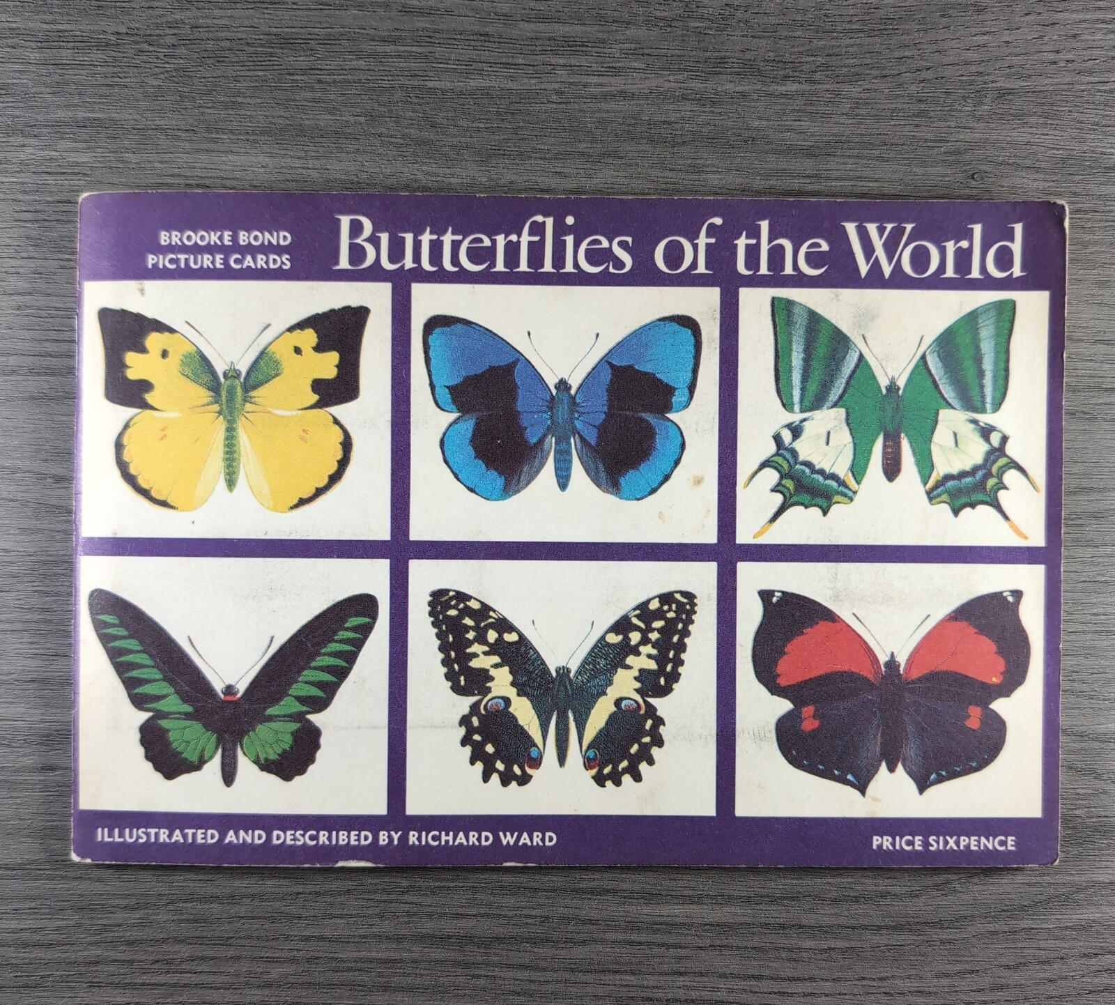 Brooke Bond Tea Picture Cards Album Butterflies Of The World Complete Set