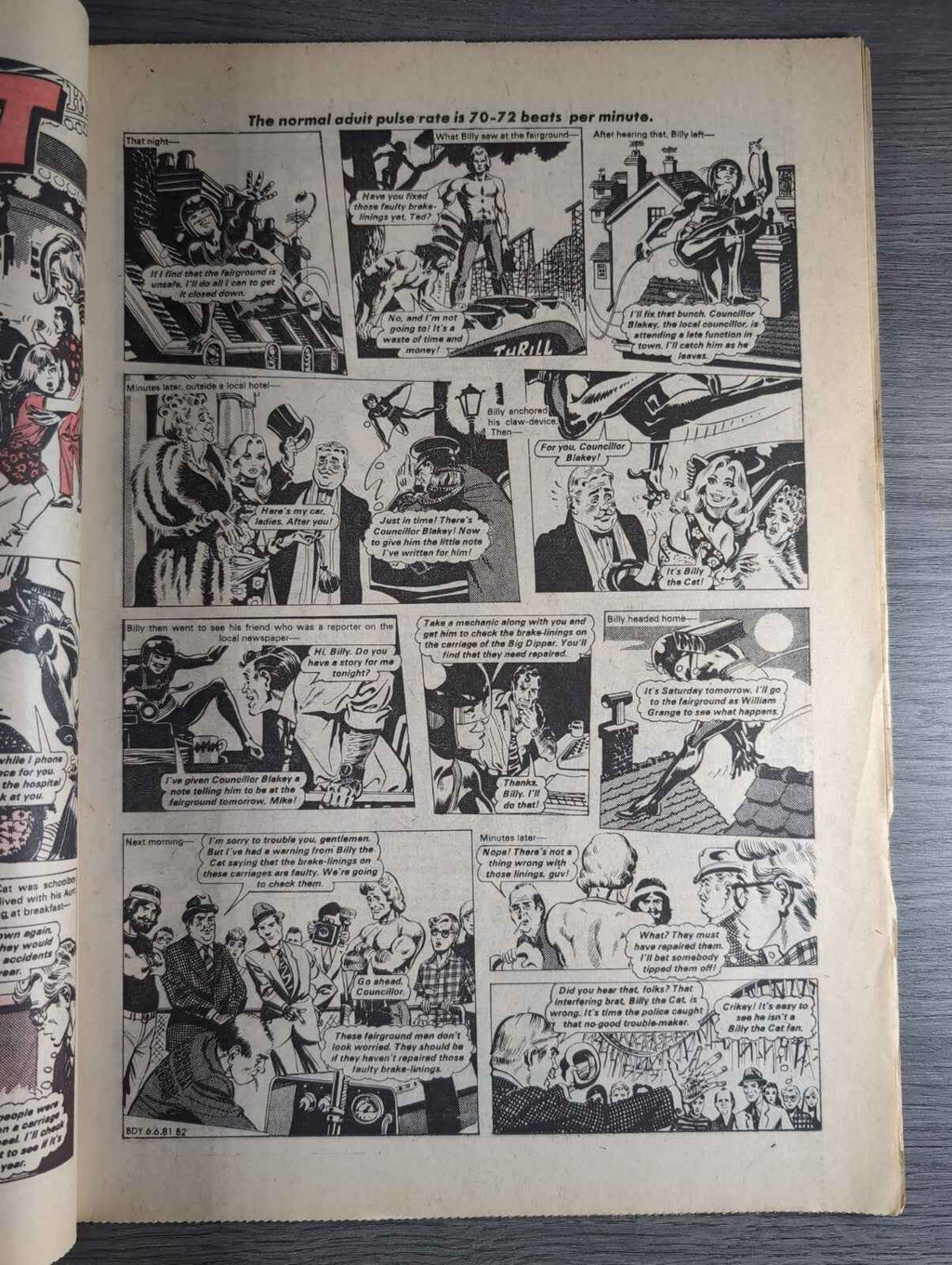 Buddy Comic Issue No 17 6th June 1981 Vintage Retro Comic