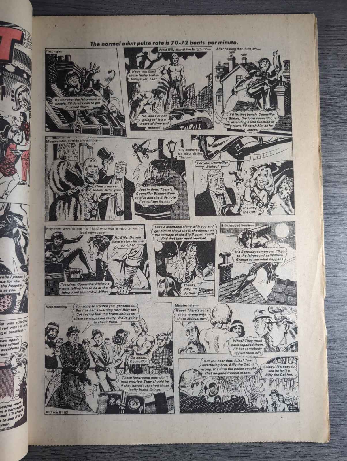 Buddy Comic Issue No 17 6th June 1981 Vintage Retro Comic