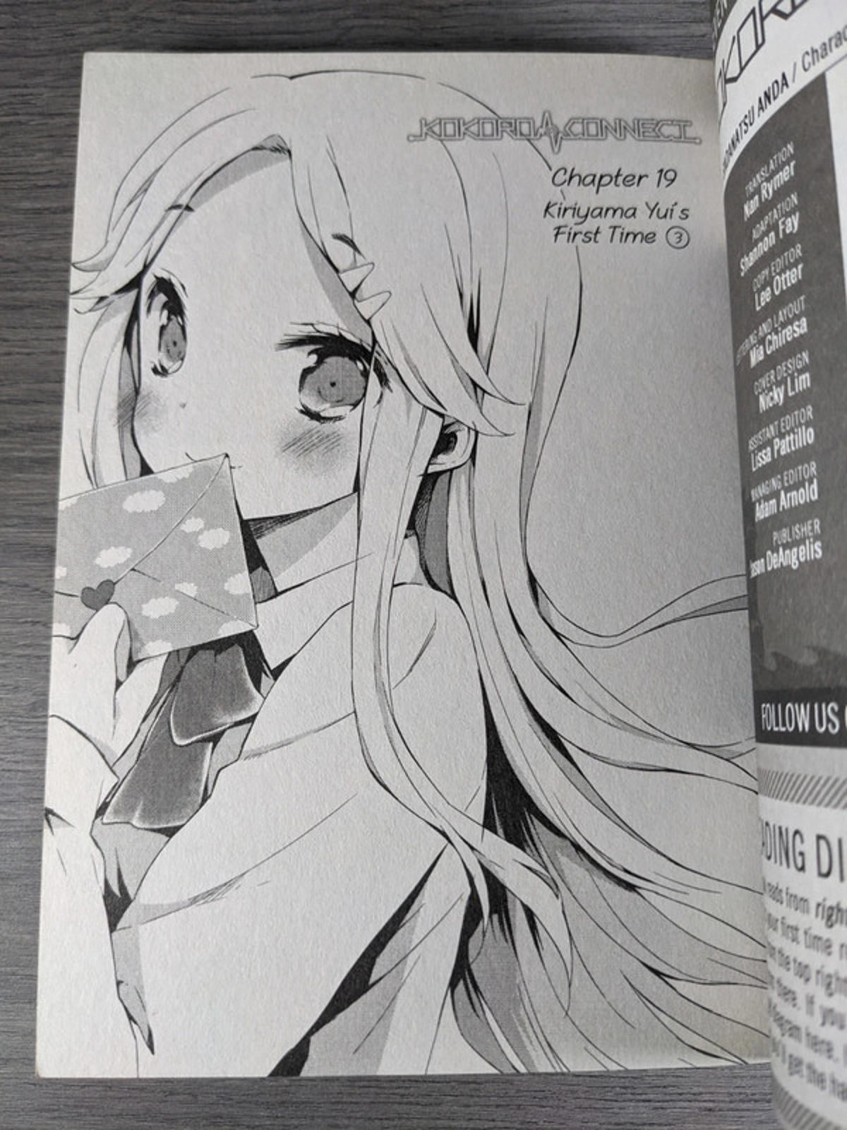 Kokoro Connect Vol. 4 by Anda Sadanatsu Manga Paperback Book 2015