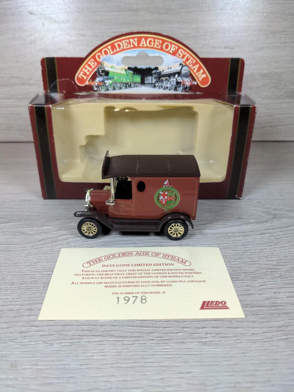 Lledo The Golden Age of Steam 1920 Model T Ford Diecast Van 6118 L & SW Railway - Retrorama UK